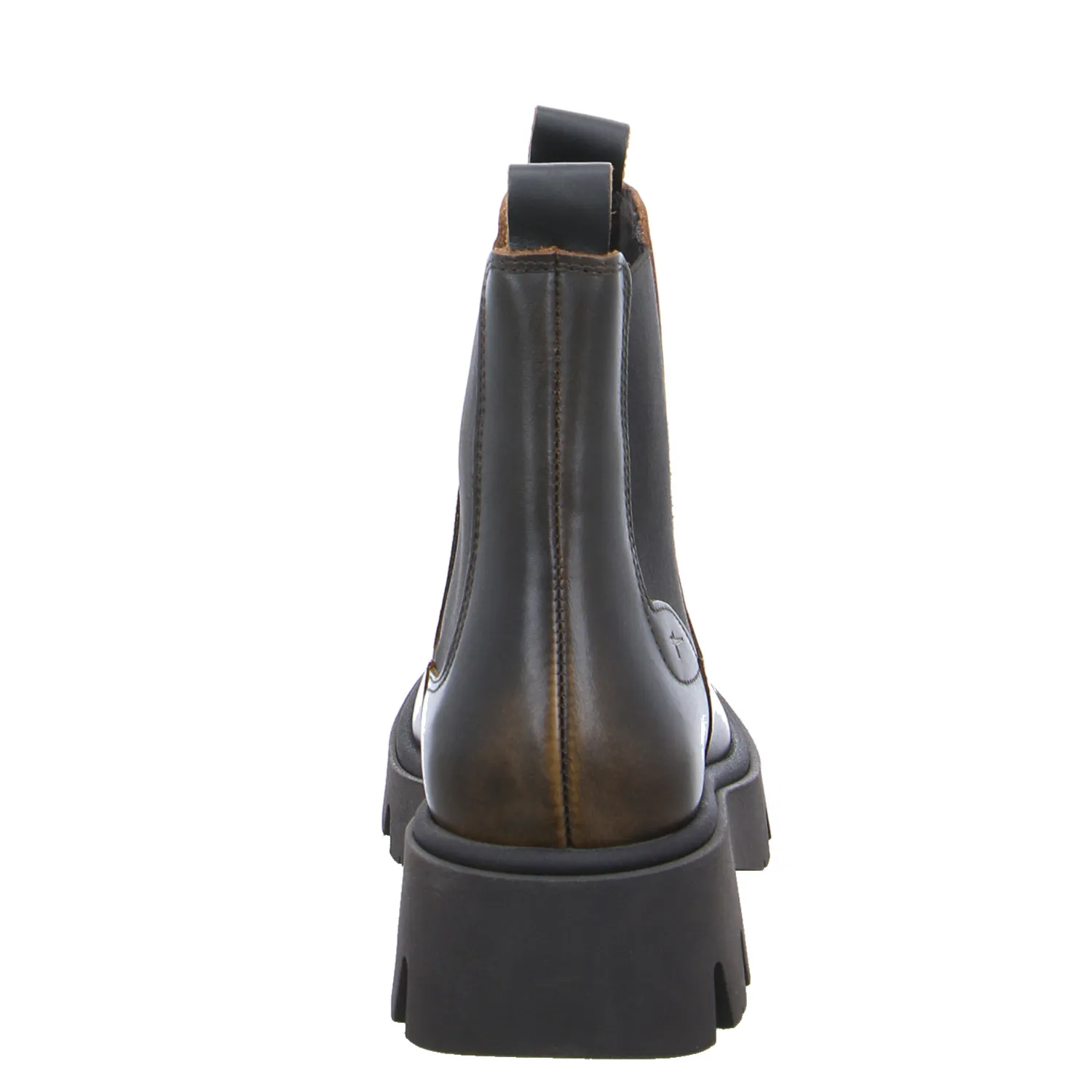 TAMARIS Boot Dunkelbraun Leder TAMARIS Boot Dunkelbraun Leder