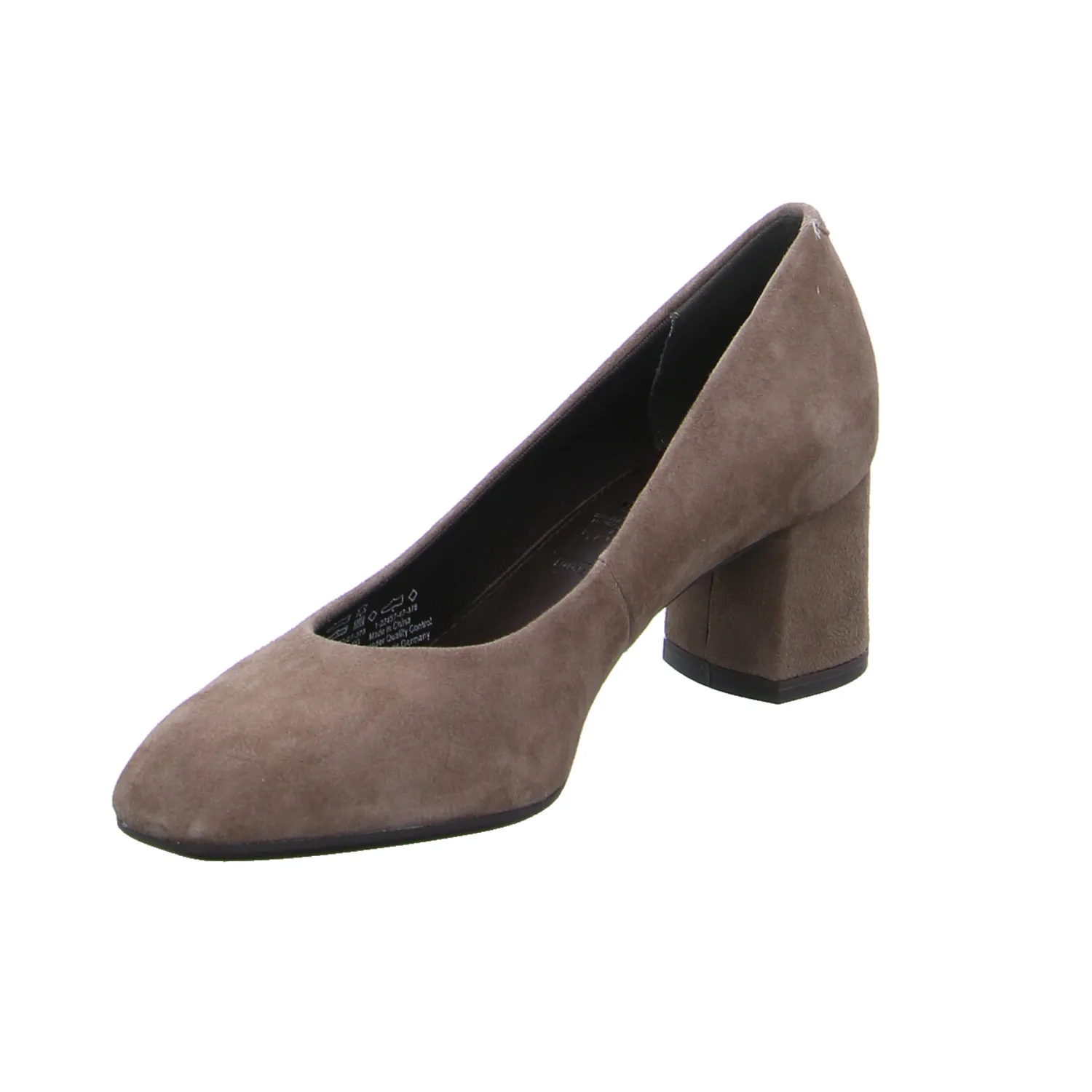 TAMARIS Pumps Taupe Leder 