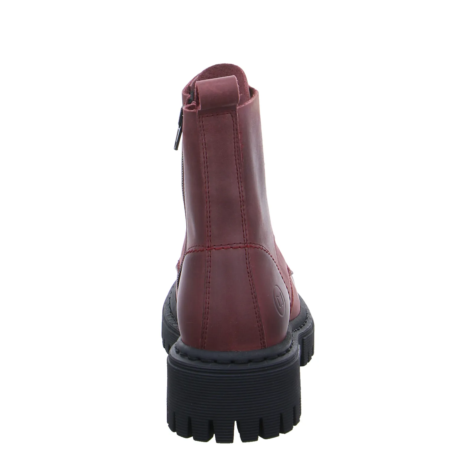 SCHUHENGEL Boot Bordeau Leder SCHUHENGEL Boot Bordeau Leder