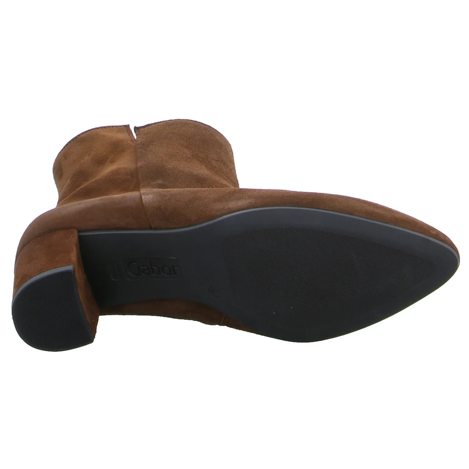 GABOR Stiefelette Mittelbraun Leder 