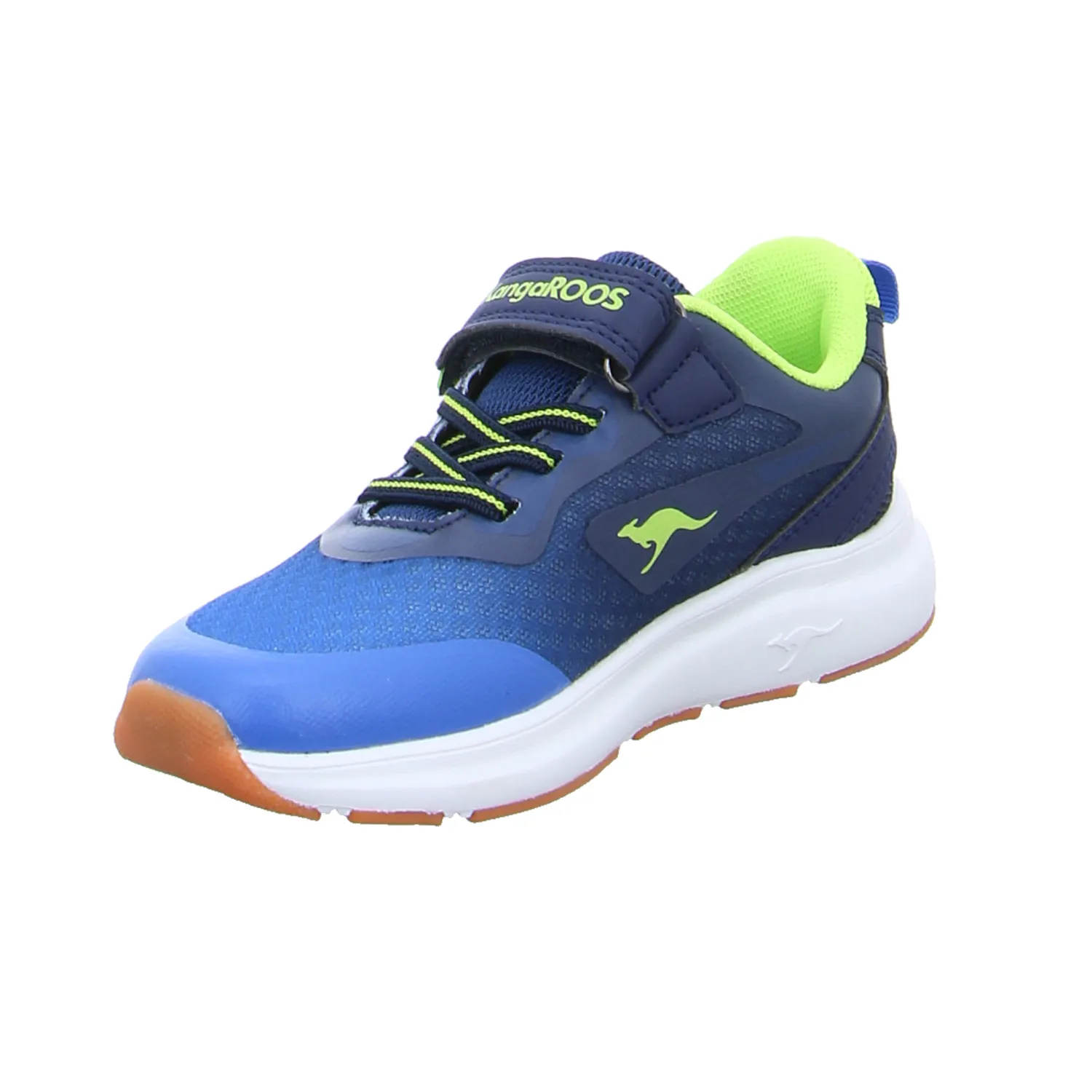 KANGAROOS Kinder Sportschuh Blau Lederimitat KANGAROOS Kinder Sportschuh Blau Lederimitat