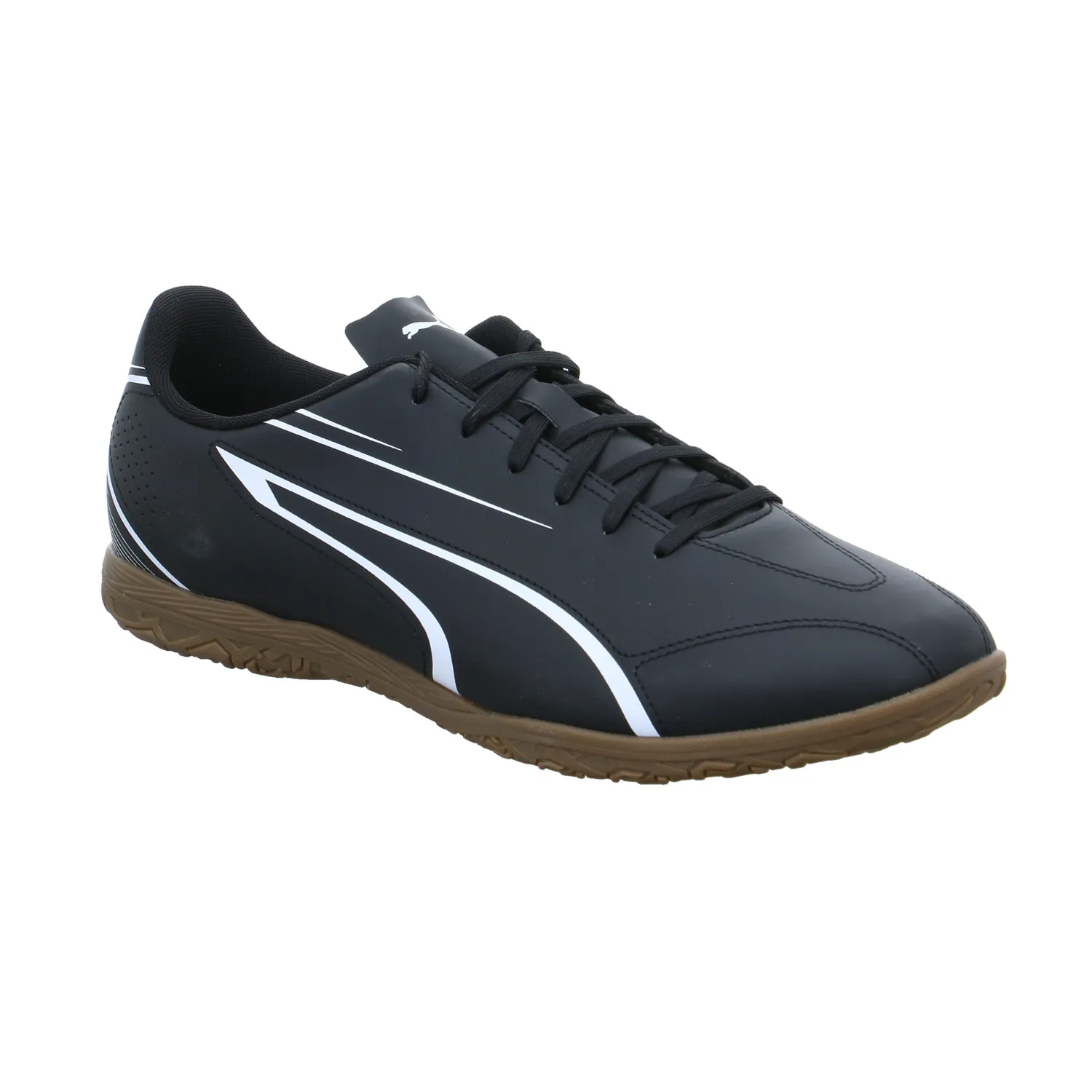 PUMA Indoor Freizeitschuh Schwarz Lederimitat PUMA Indoor Freizeitschuh Schwarz Lederimitat