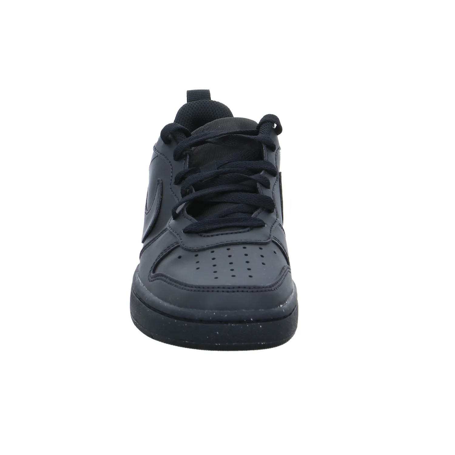 NIKE Nike Court Borough Low Recraft Kinder Sportschuh Schwarz Lederimitat 