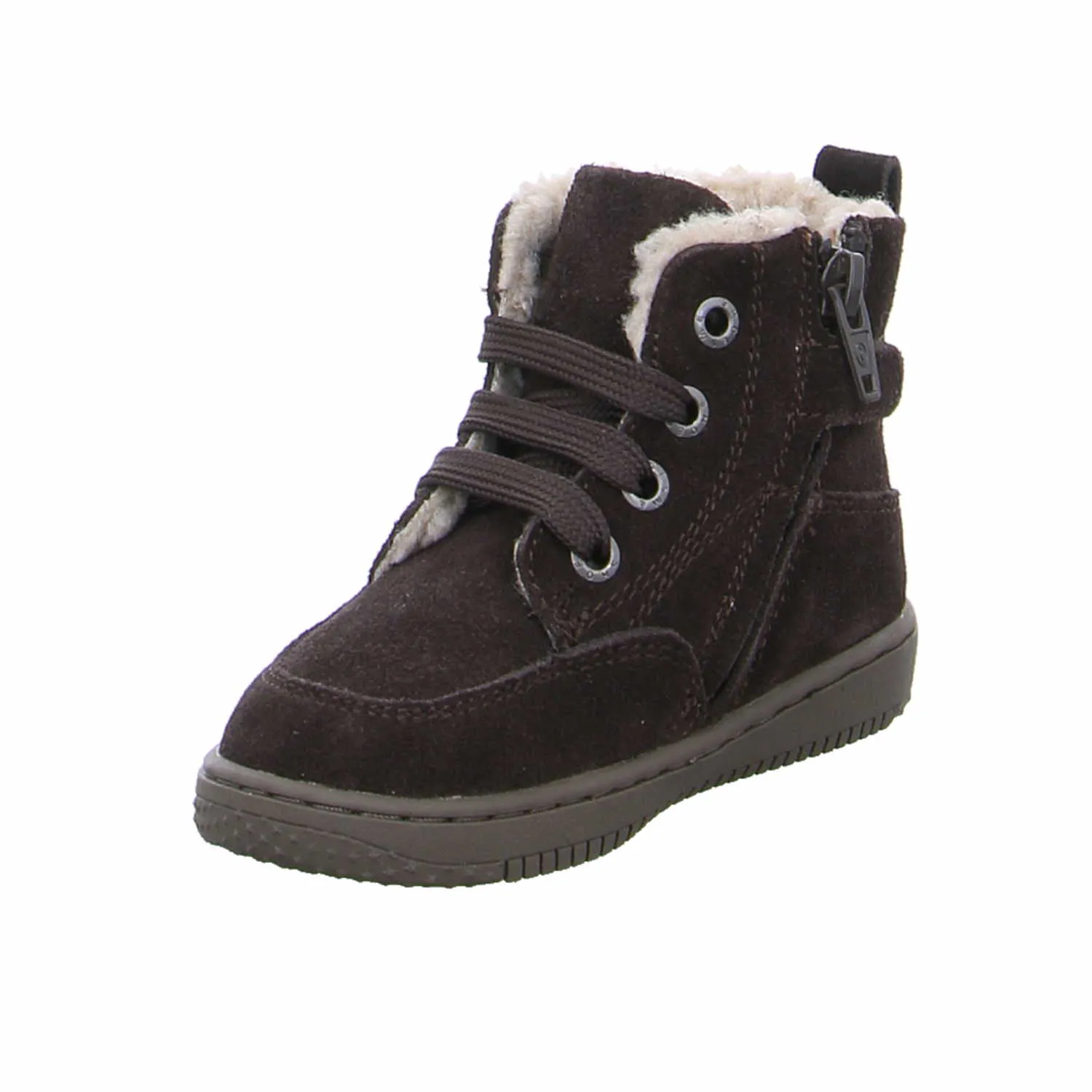 SHOESME Winter Boot Kleinkinder-Winter-Bottine Dunkelbraun Leder SHOESME Winter Boot Kleinkinder-Winter-Bottine Dunkelbraun Leder