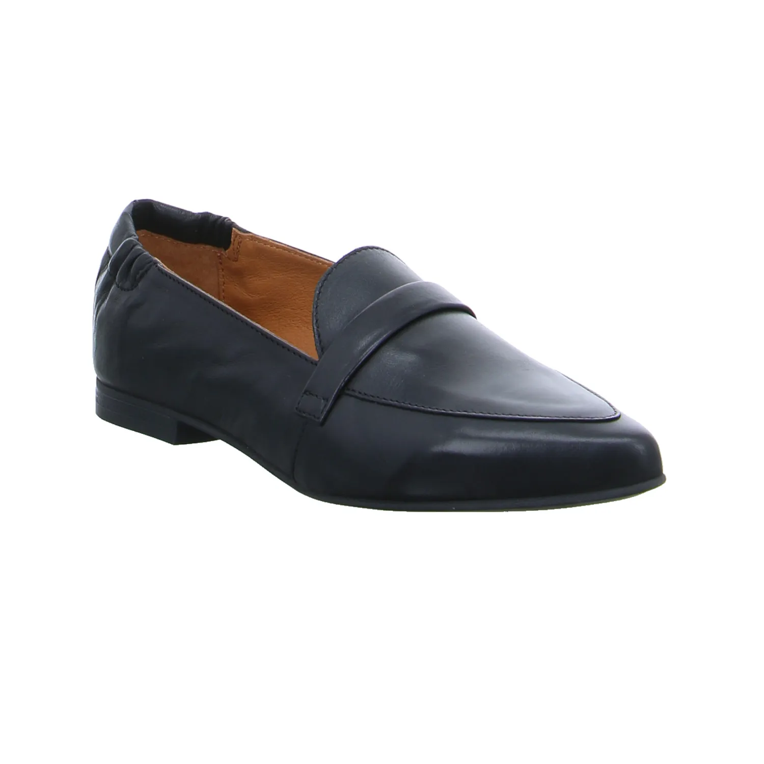 SCHUHENGEL Slipper Schwarz Leder 
