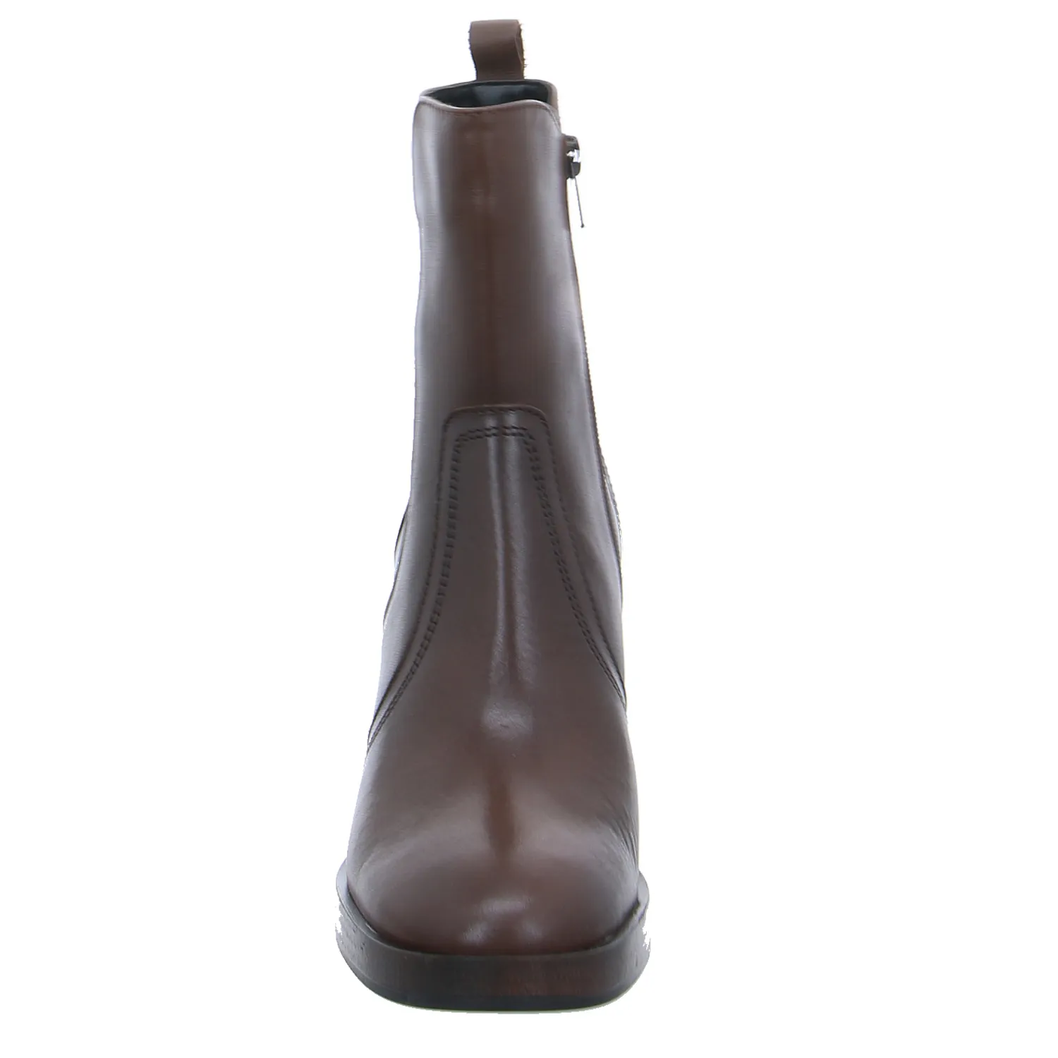 SCHUHENGEL Stiefelette Mittelbraun Leder SCHUHENGEL Stiefelette Mittelbraun Leder