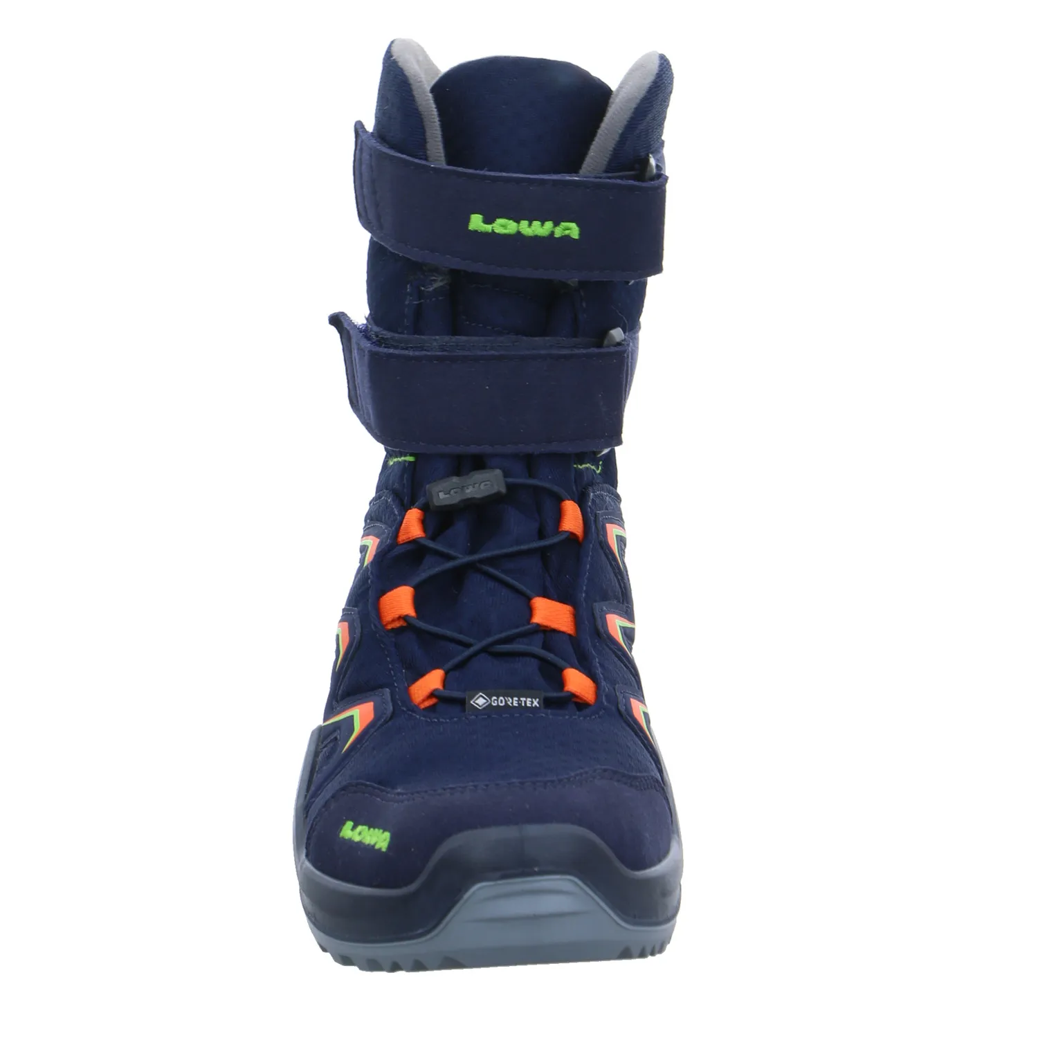 LOWA Winterstiefel Unisex Kleinkinder-Snowboot  Membran Dunkelblau Lederimitat 