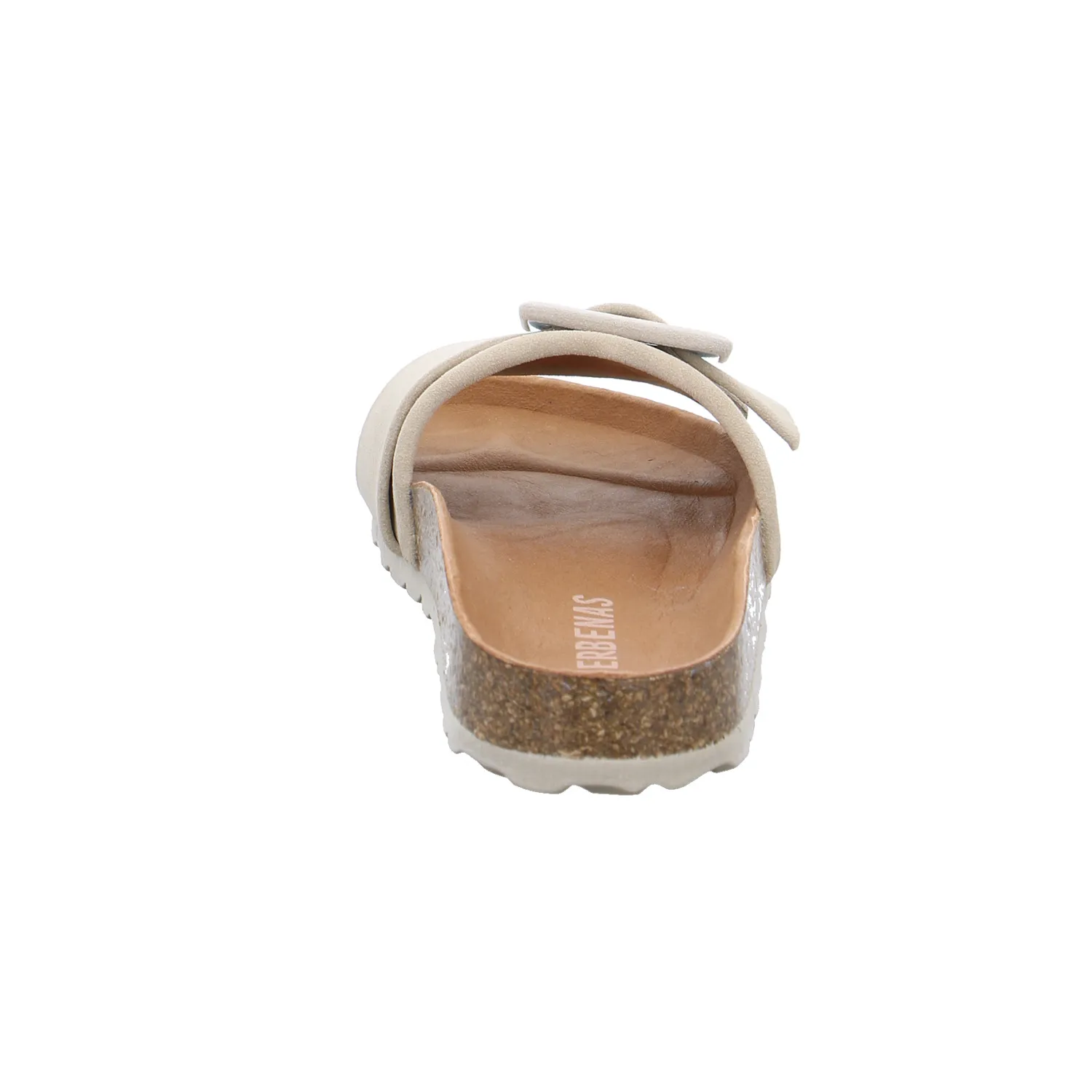 VERBENAS Pantolette Beige Leder 