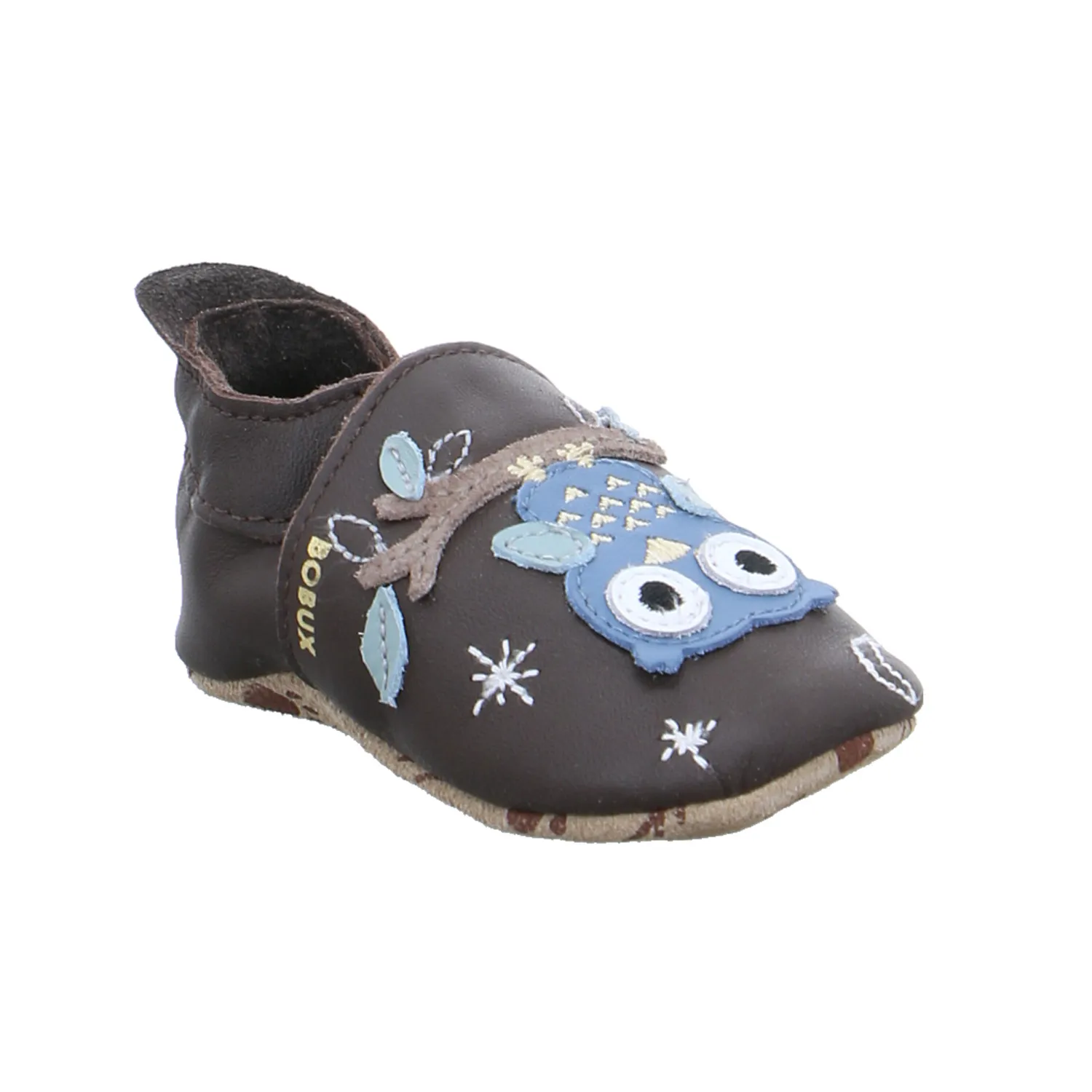 BOBUX Krabbelschuh Braun Leder BOBUX Krabbelschuh Braun Leder