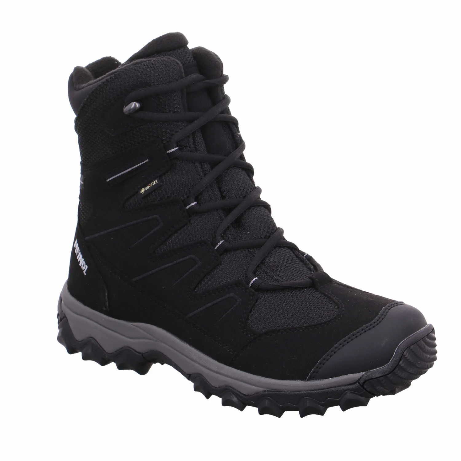 MEINDL mit Gore-Tex Snowboots Herren Schwarz Lederimitat MEINDL mit Gore-Tex Snowboots Herren Schwarz Lederimitat