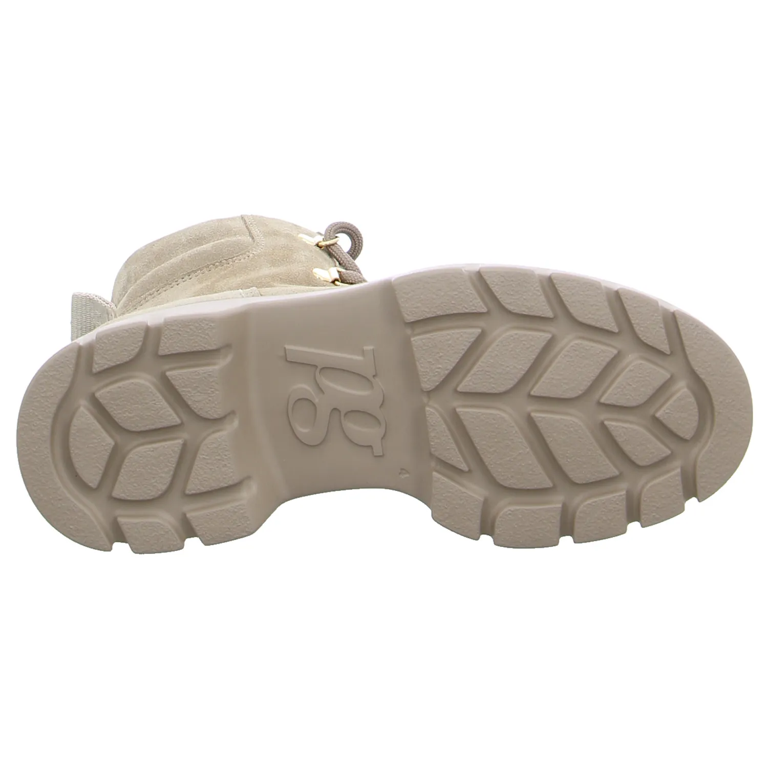 PAUL GREEN Boot Beige Leder 
