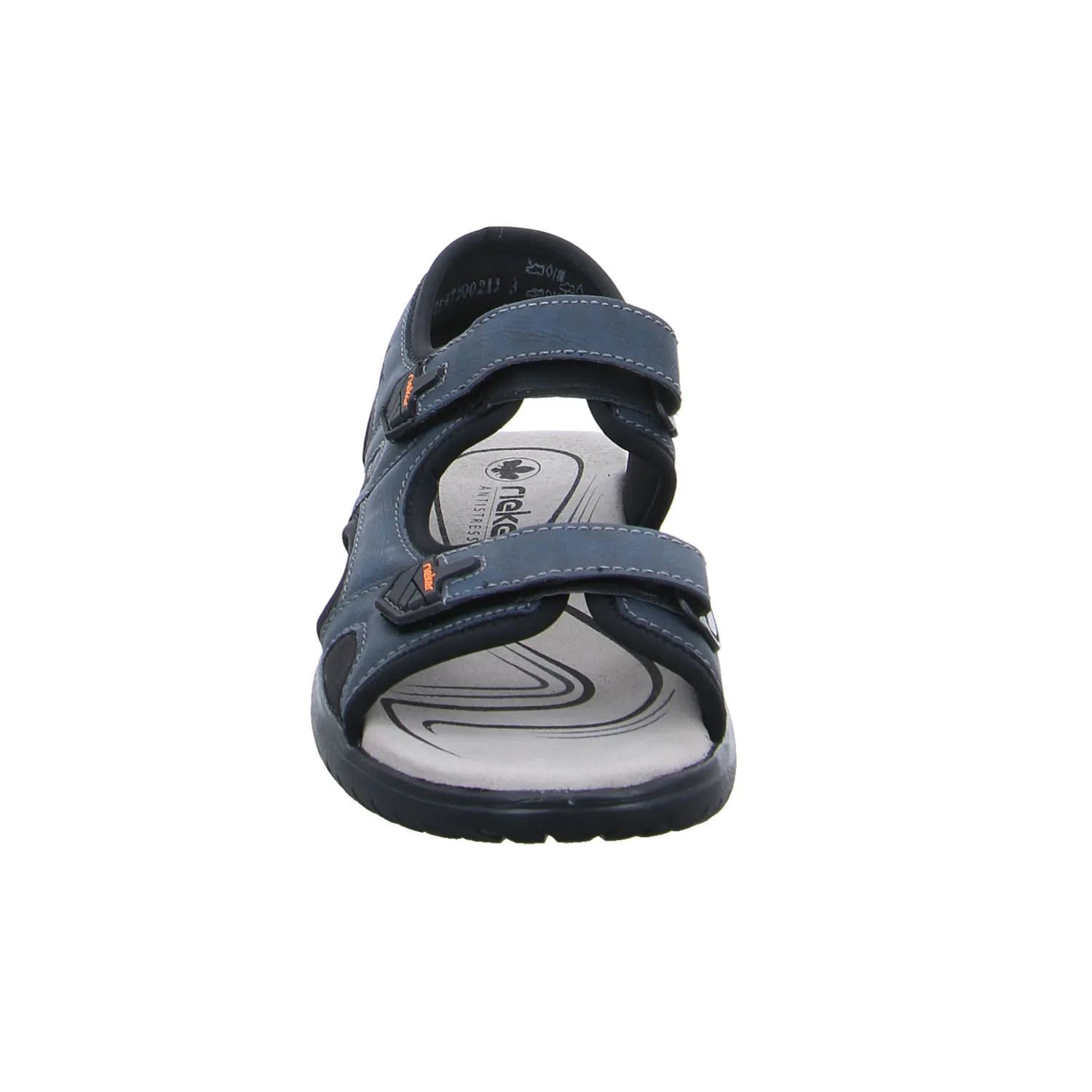 RIEKER Sandale Blau Lederimitat 