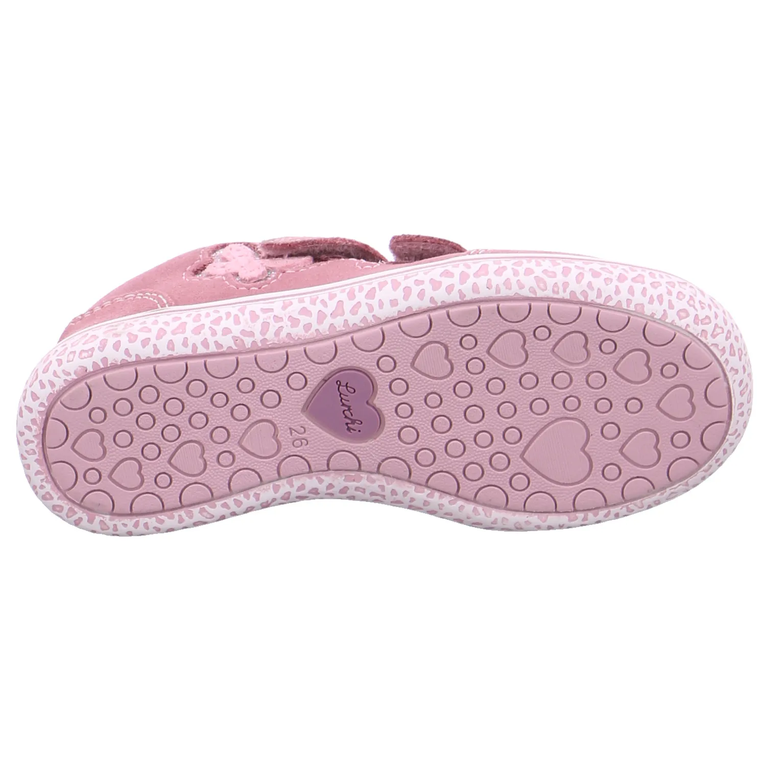 LURCHI Leder Sneaker Kleinkinder-Halbschuh Klett Rosa Leder LURCHI Leder Sneaker Kleinkinder-Halbschuh Klett Rosa Leder