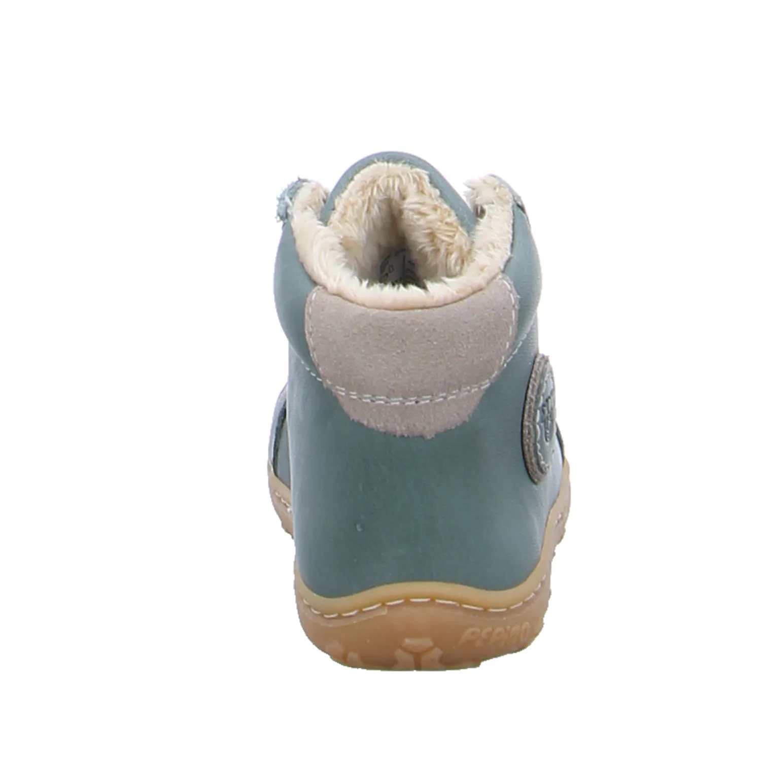 PEPINO Bottine Lauflernschuh Grünblau Leder 