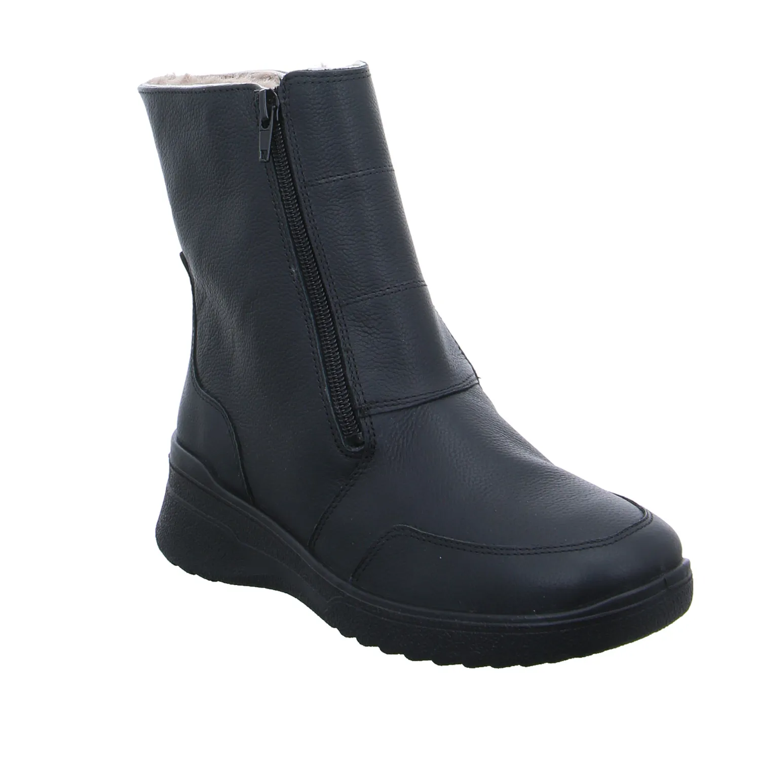 ARA Comfort-Stiefelette Schwarz Leder ARA Comfort-Stiefelette Schwarz Leder