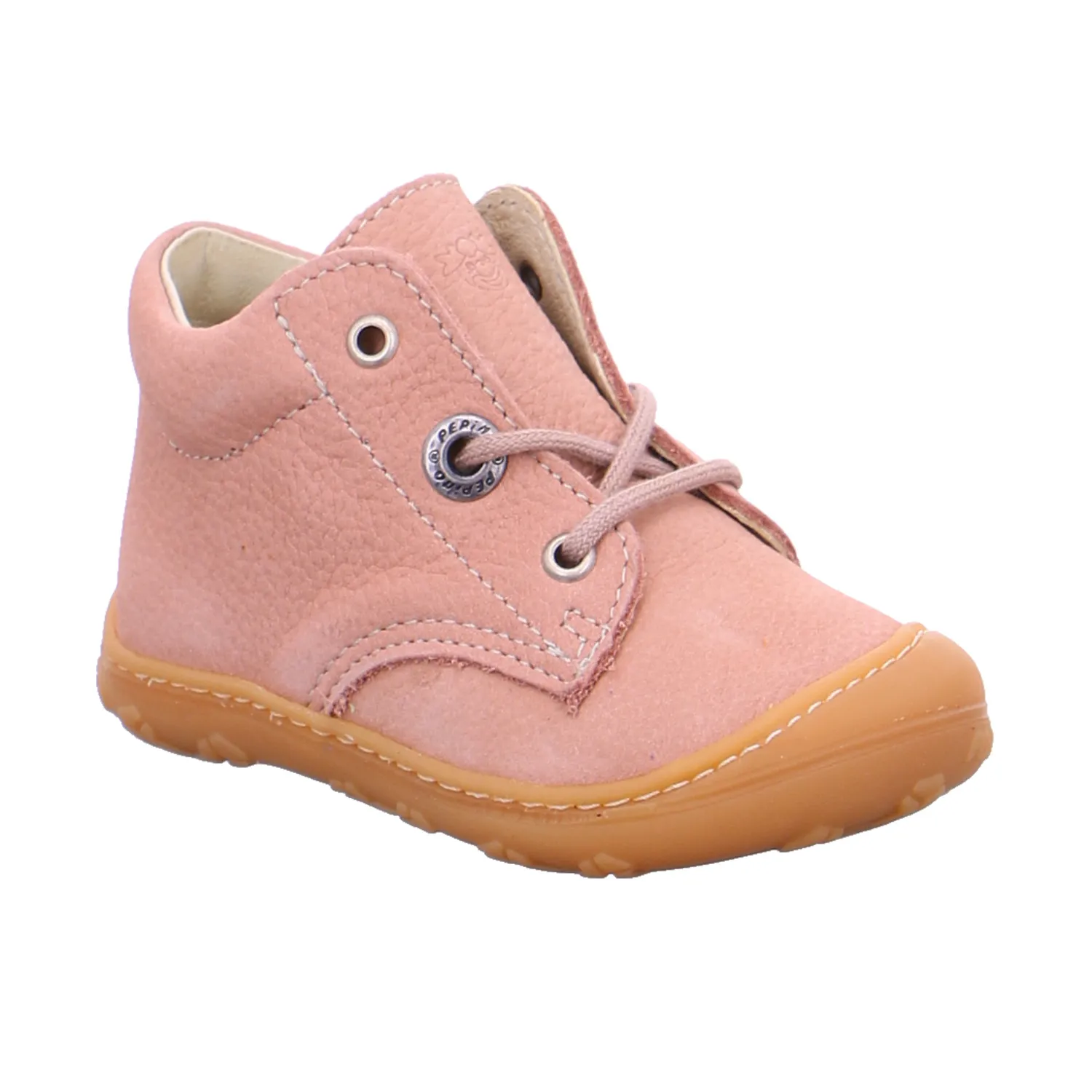 PEPINO Bottine Lauflernschuh Rosa Leder PEPINO Bottine Lauflernschuh Rosa Leder