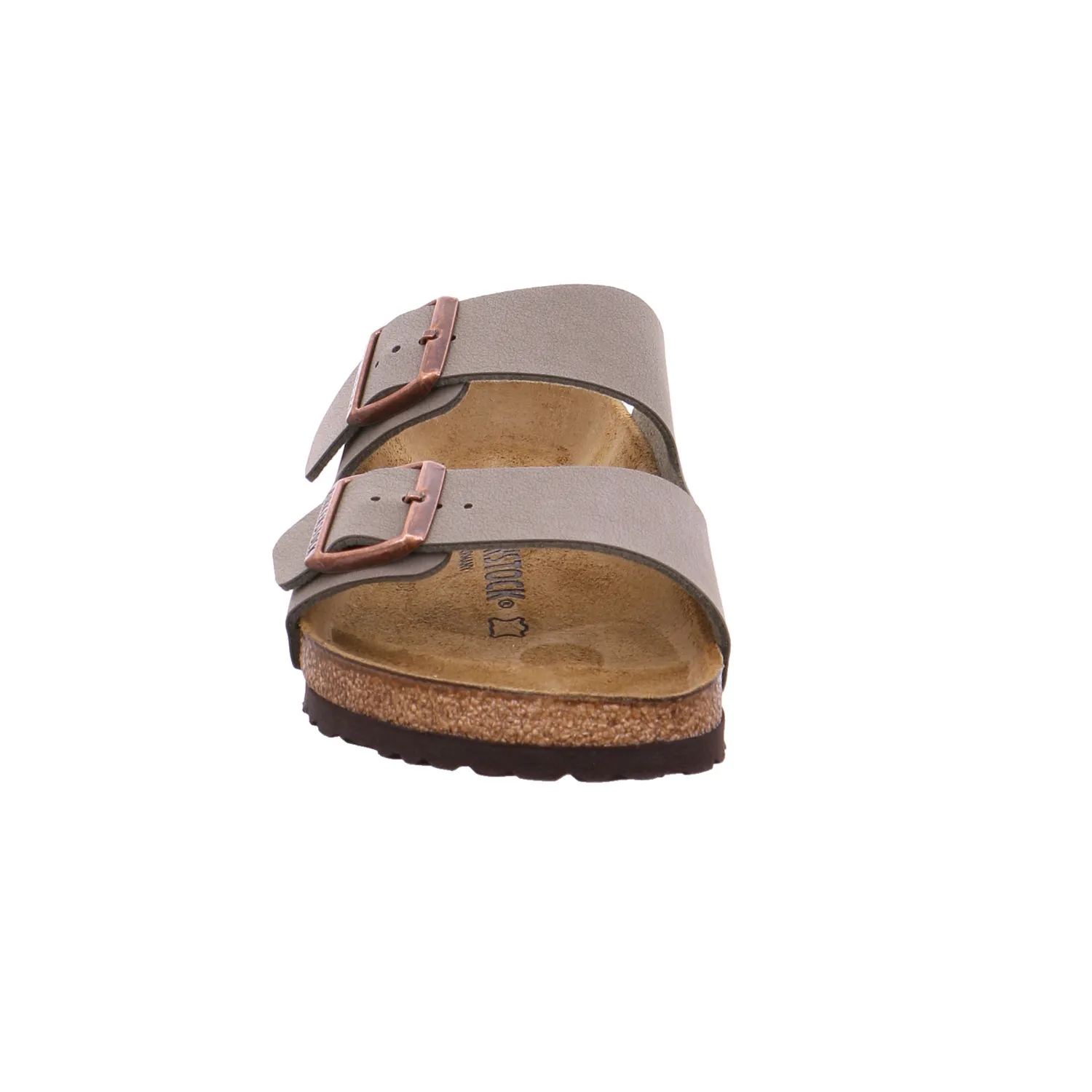 BIRKENSTOCK Bio-Mûles Grau Lederimitat BIRKENSTOCK Bio-Mûles Grau Lederimitat