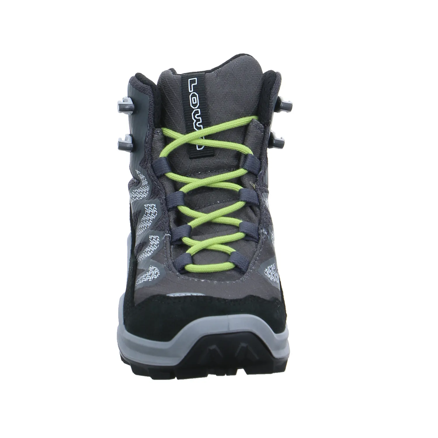 LOWA INNOX PRO GTX MID JUNIOR Kinder-Wanderschuhe Schwarz Leder 