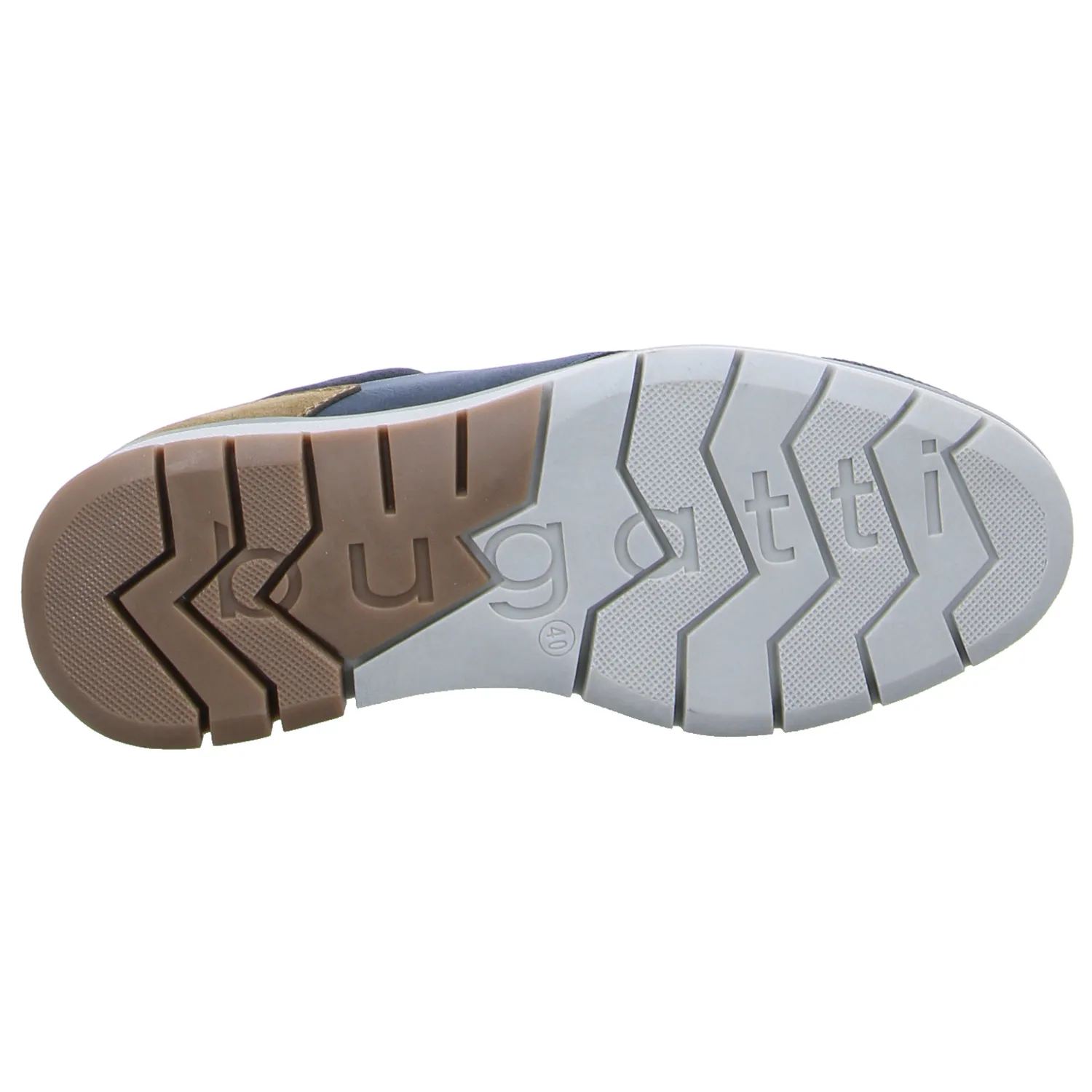 BUGATTI SHOES Halbschuh-City Blau Synthetik 