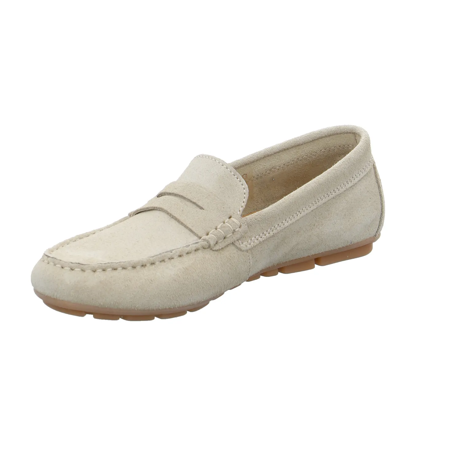 SCHUHENGEL "Super leicht" Mokassin Beige Leder 
