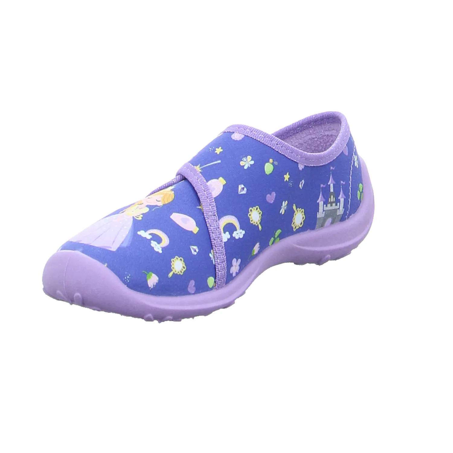 FISCHER Mädchen Kinder-Hausschuh Violette Textil FISCHER Mädchen Kinder-Hausschuh Violette Textil