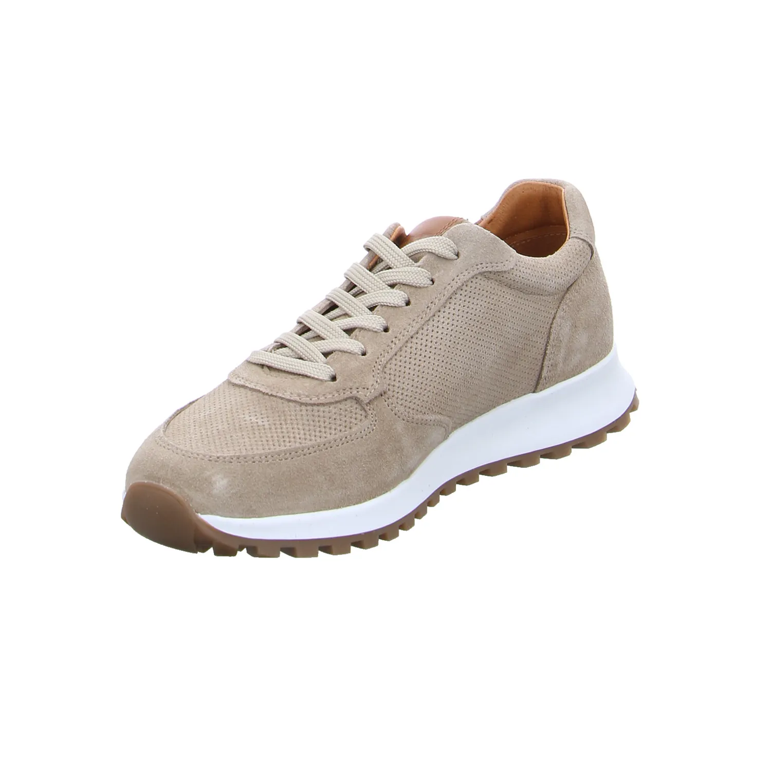 HOLD Halbschuhe Sneaker Taupe Leder 