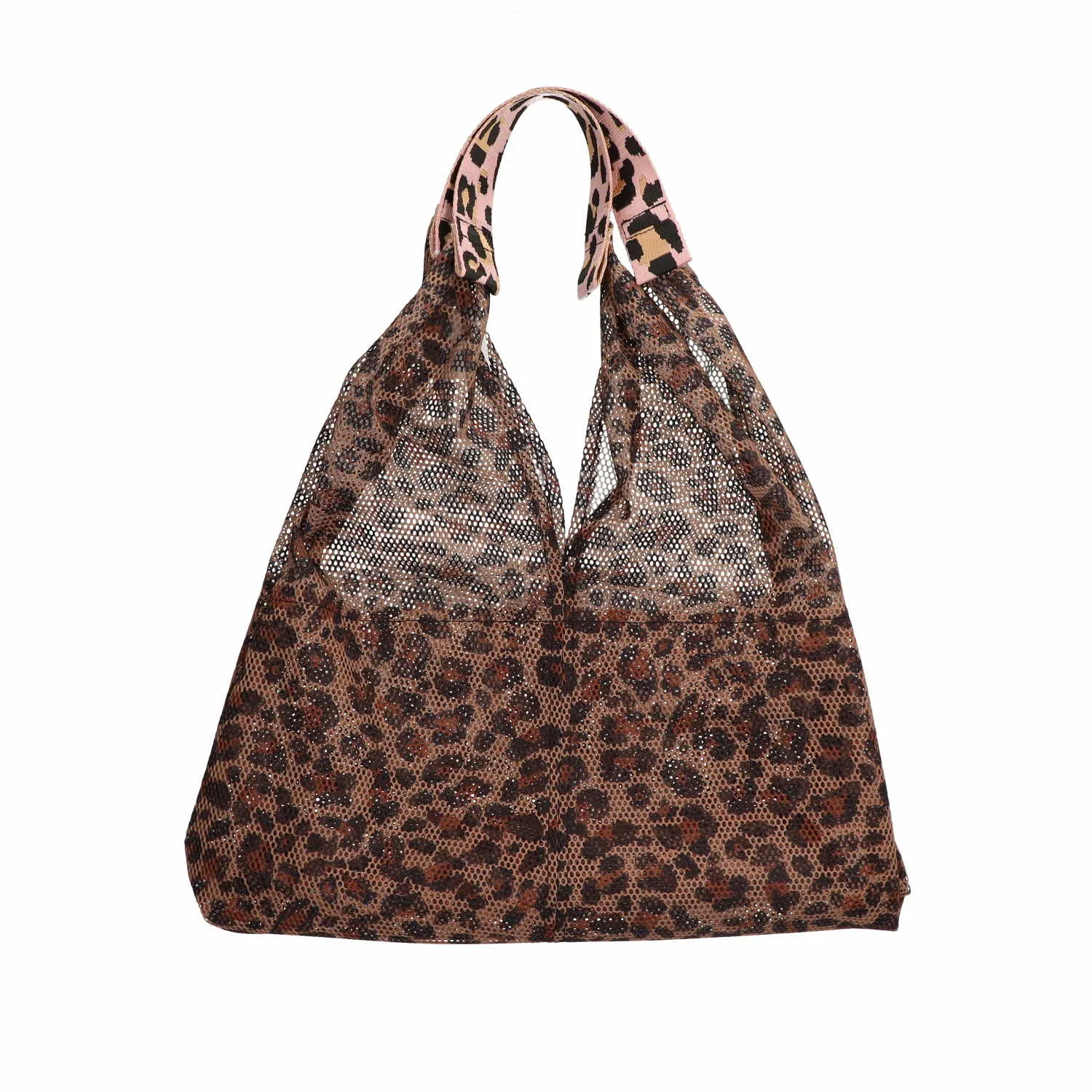 LA STRADA Sommertasche Leopard Textil LA STRADA Sommertasche Leopard Textil