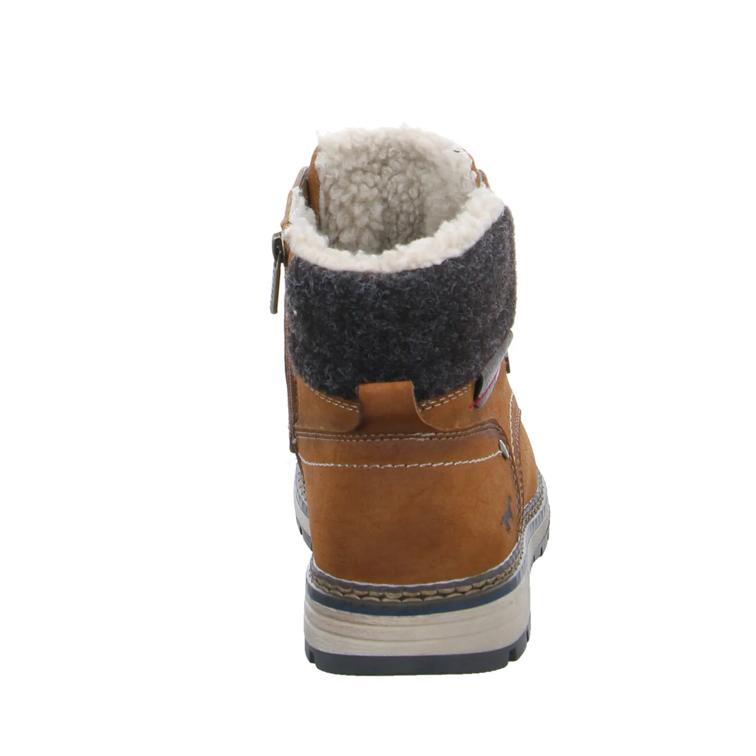MUSTANG Winter-Boots Cognac Lederimitat 