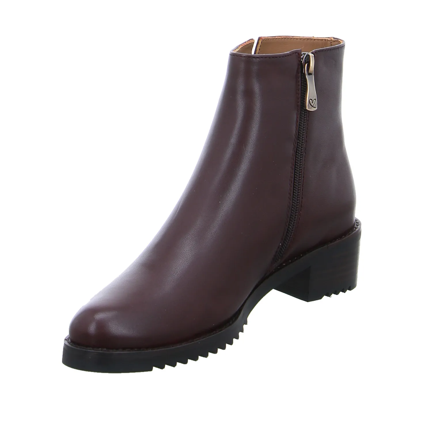 EVERYBODY Stiefelette Bordeau Leder 