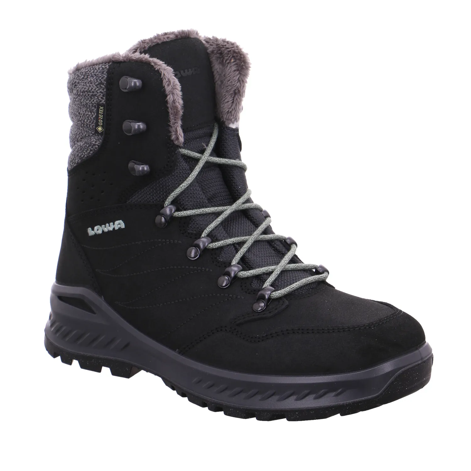 LOWA Snowboots Damen Schwarz Leder LOWA Snowboots Damen Schwarz Leder