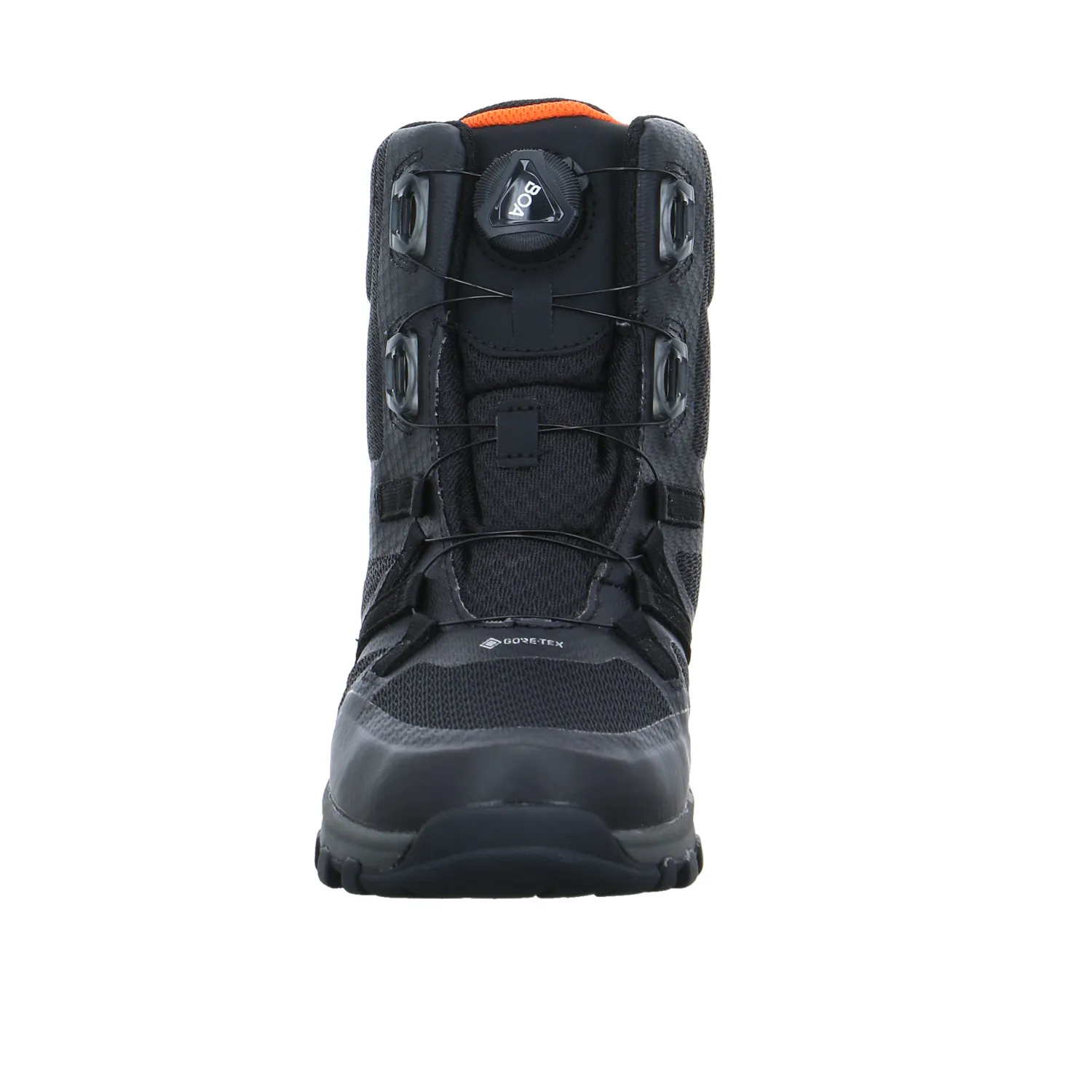 VADO Winter-Sneaker high Jungen- Snowboot Membran Schwarz Textil VADO Winter-Sneaker high Jungen- Snowboot Membran Schwarz Textil