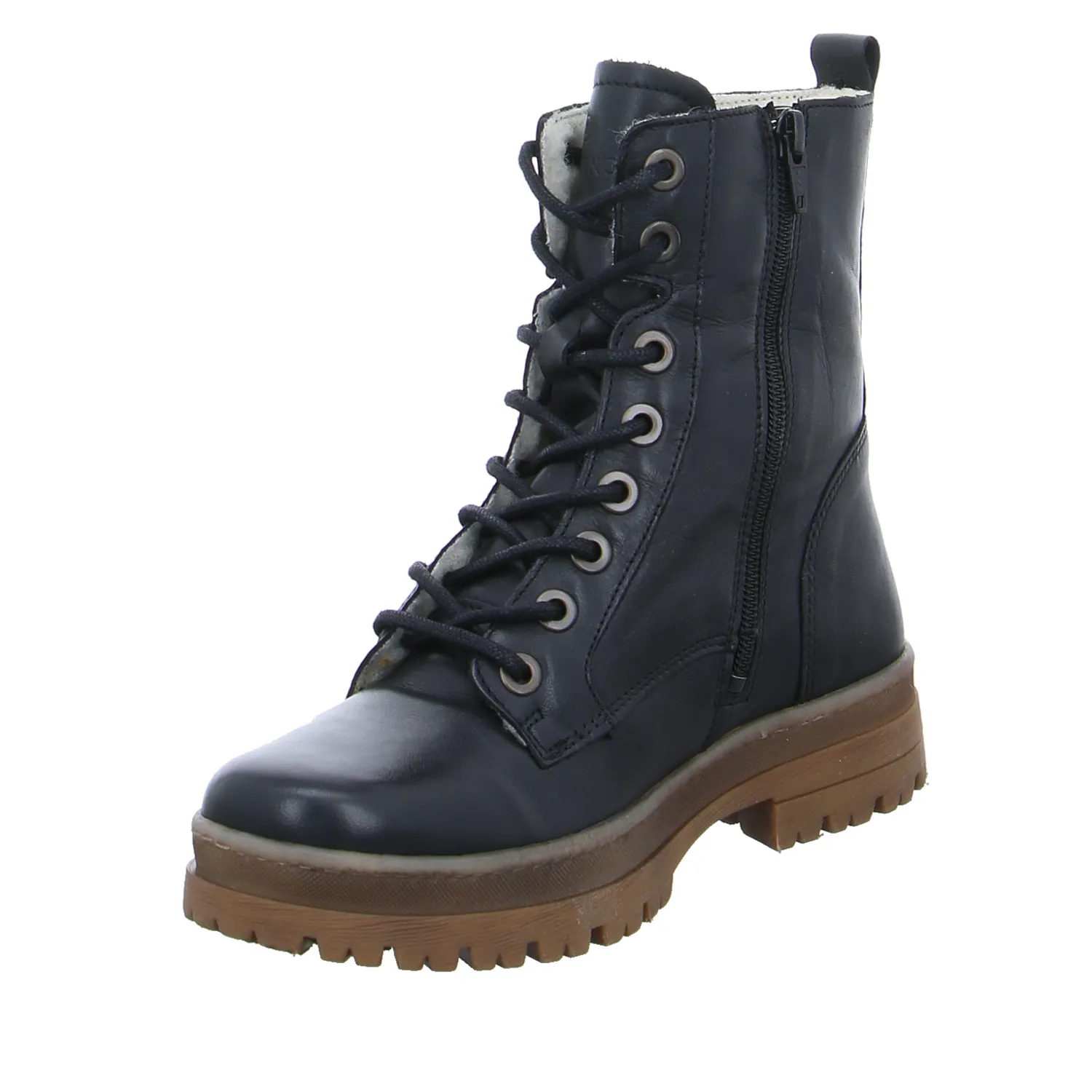 SCHUHENGEL Boot Schwarz Leder 