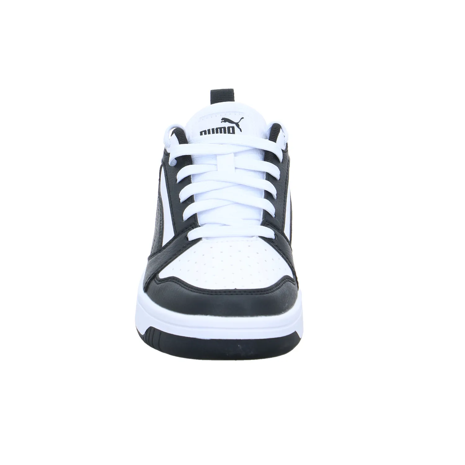 PUMA Puma Rebound V6 Lo Jr Kinder Sportschuh Weiss Lederimitat 