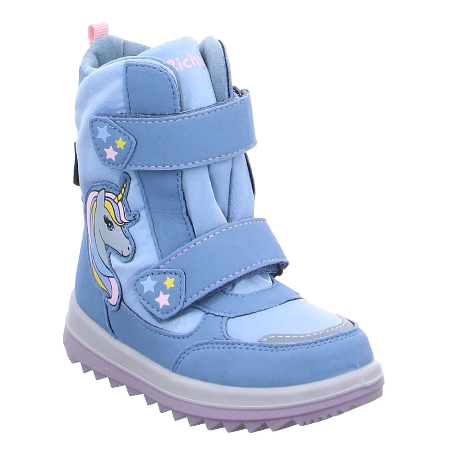 RICHTER Winterstiefel Kleinkinder-Snowboot  Membran Hellblau Textil 