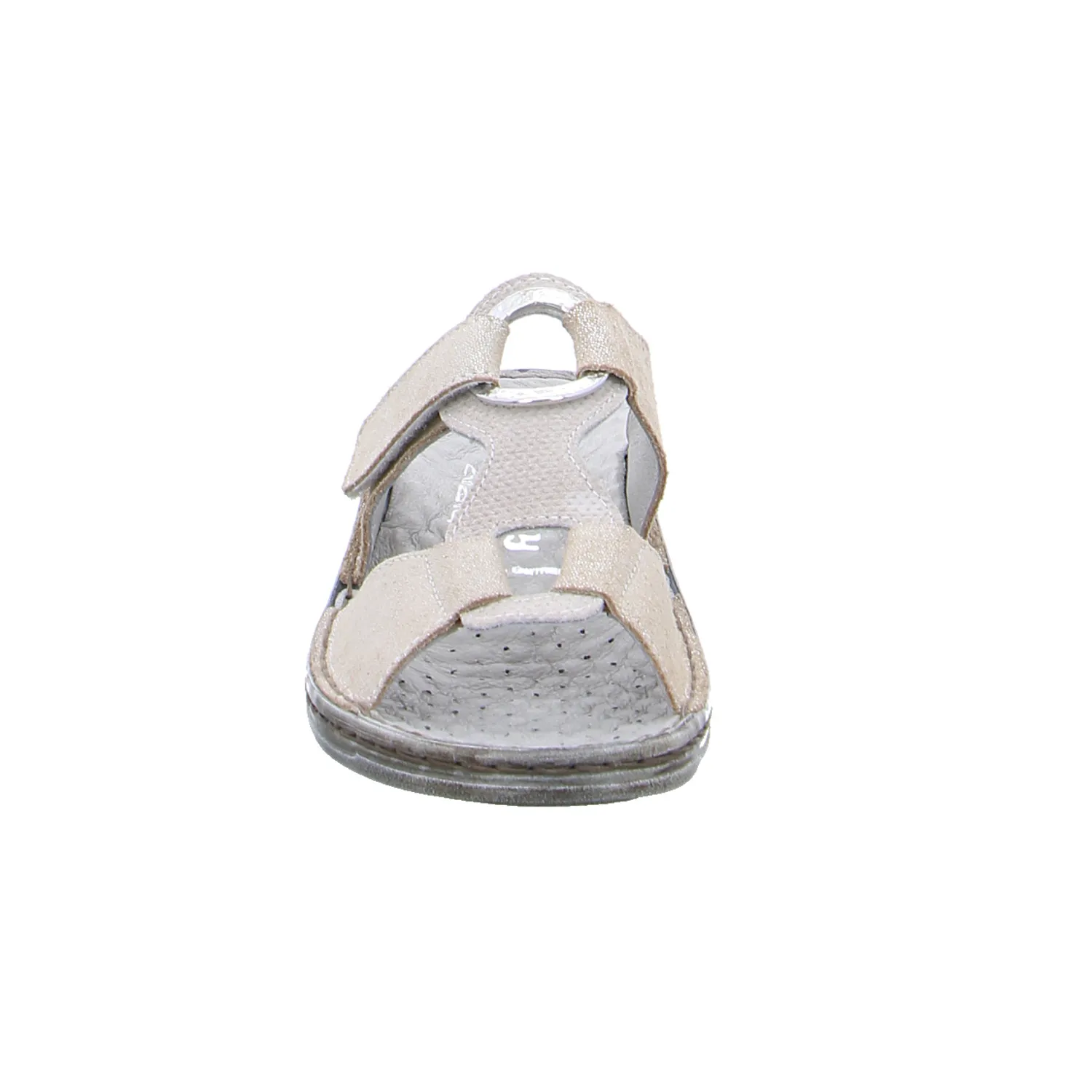 STUPPY Pantolette Beige Leder 