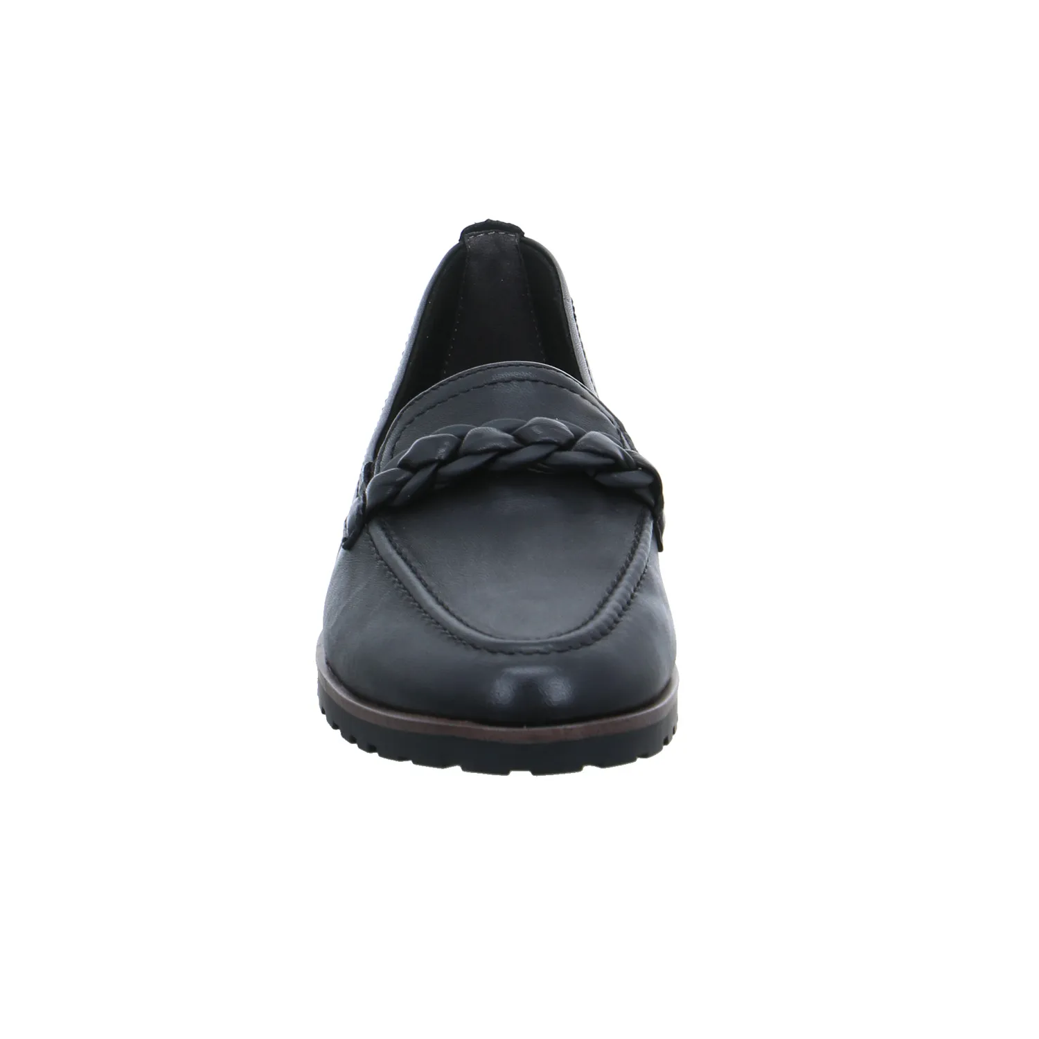 TAMARIS Slipper Schwarz Leder TAMARIS Slipper Schwarz Leder