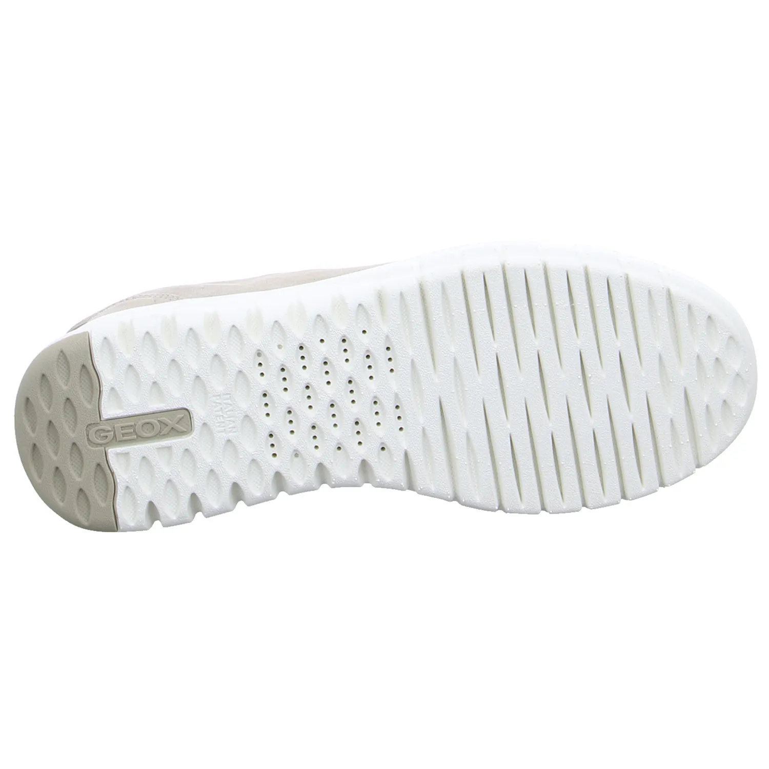 GEOX Halbschuhe Sneaker Beige Leder 