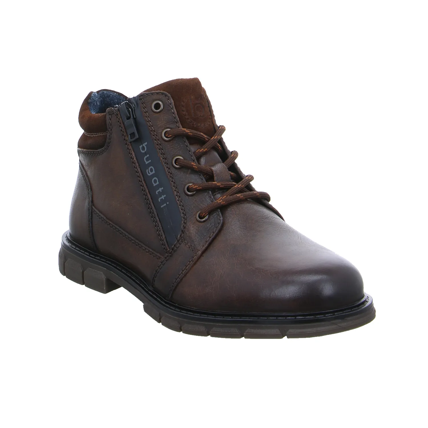BUGATTI SHOES Winter-Boots Braun Leder 