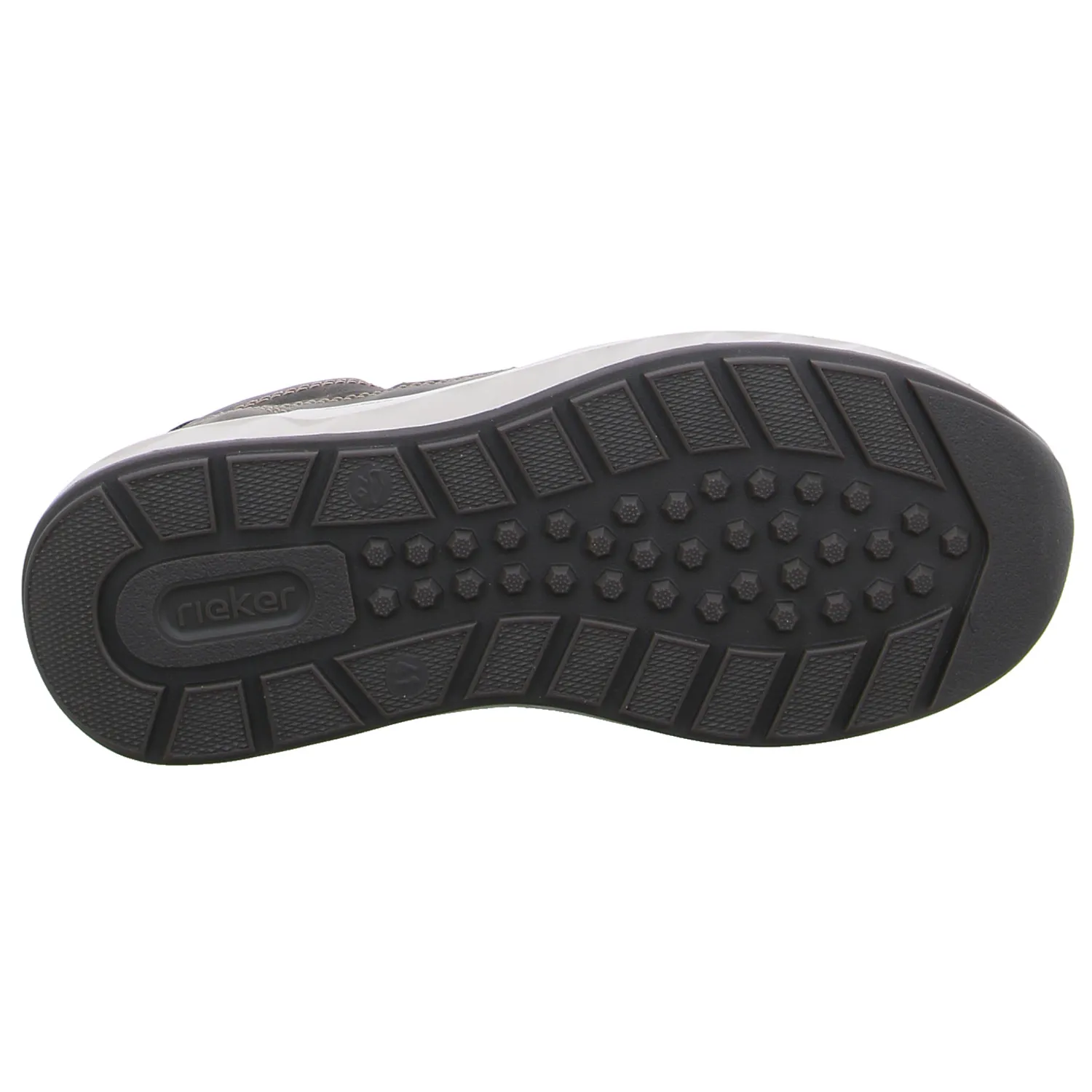 RIEKER HWK Herren Halbschuhe Halbschuhe Sneaker Braun Lederimitat 