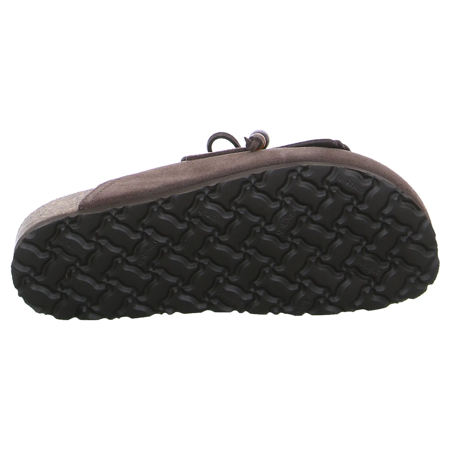 YOKONO Pantolette Braun Leder YOKONO Pantolette Braun Leder