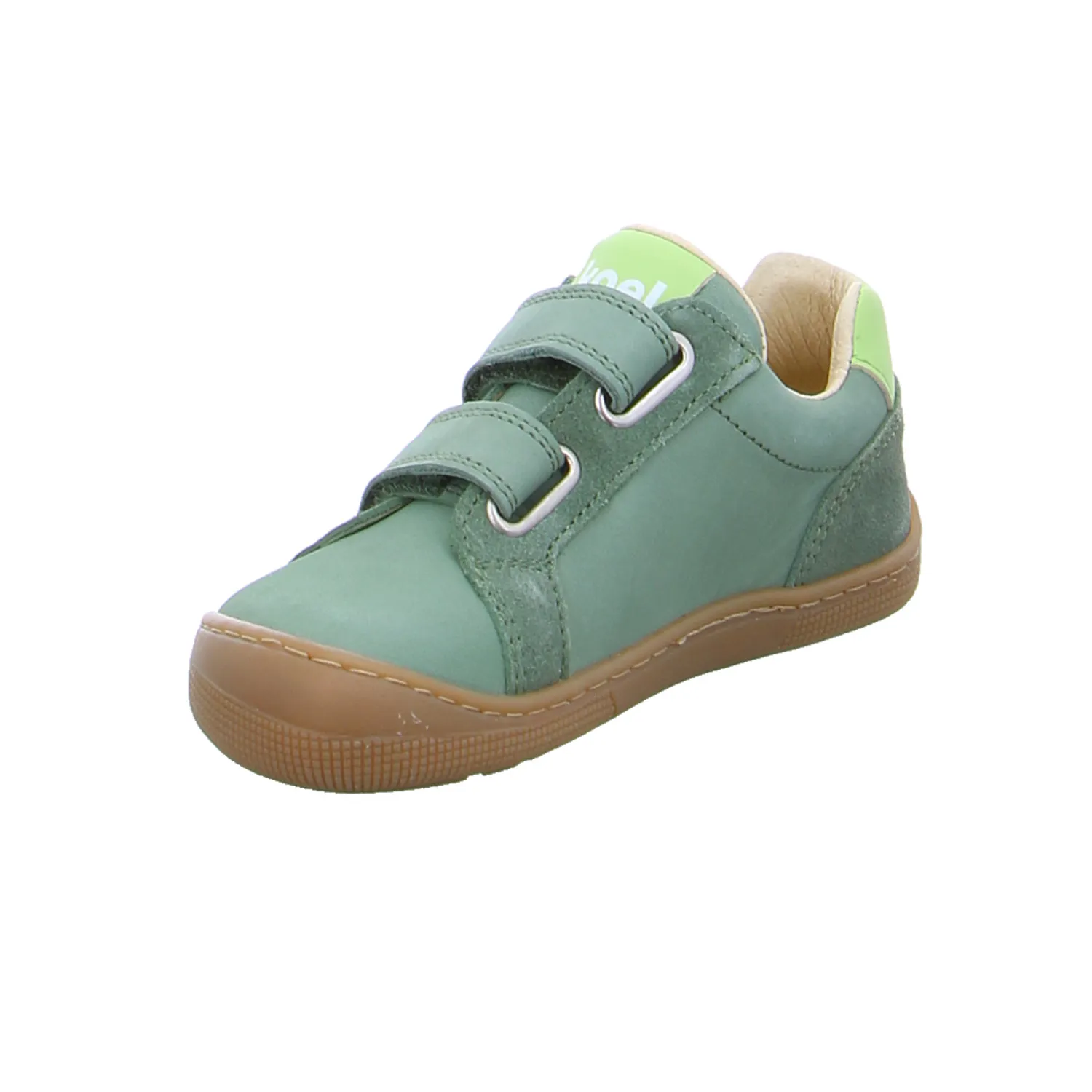 KOEL Kleinkinder-Halbschuh Klett Grün Leder 
