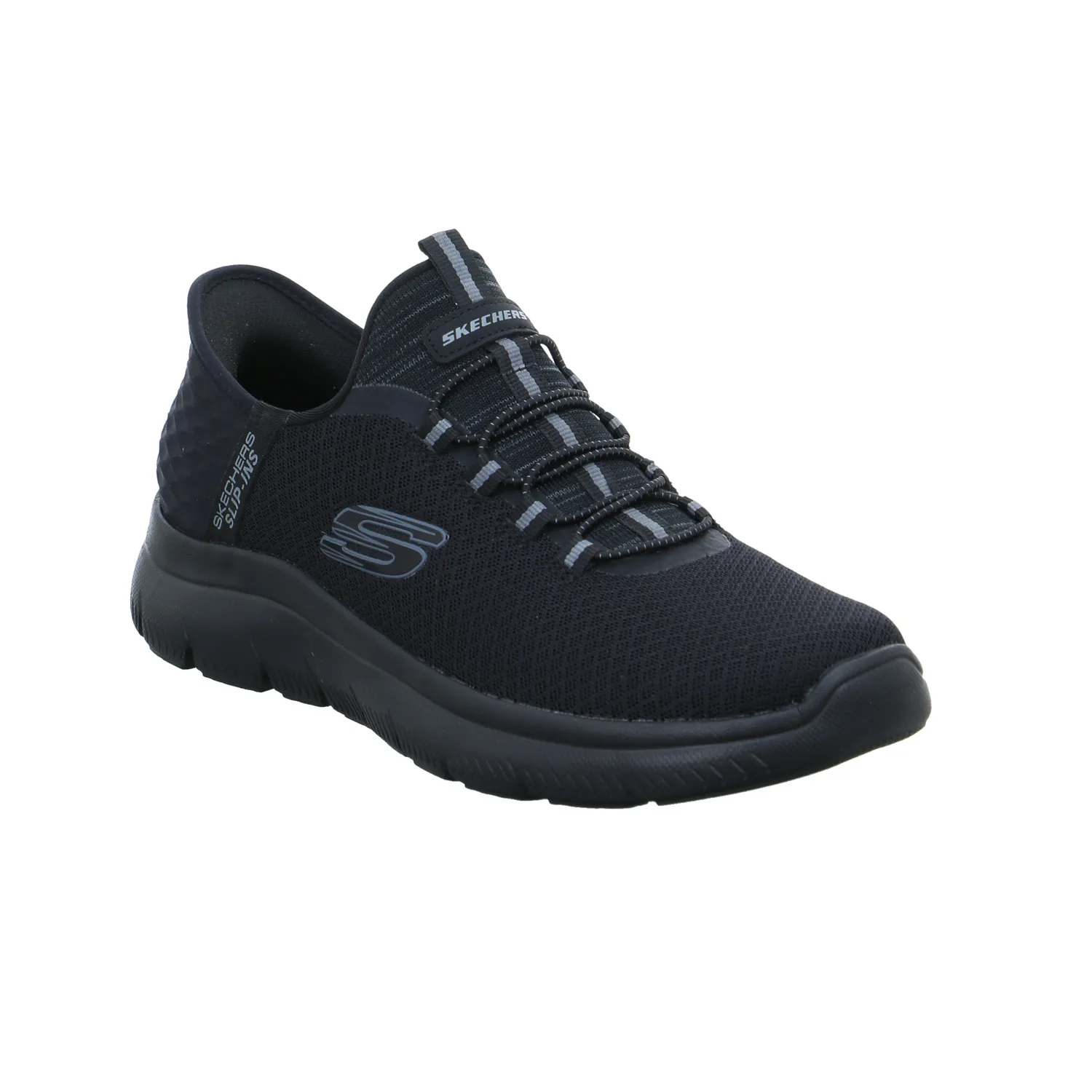 SKECHERS Halbschuhe Sneaker Stoff Schwarz Synthetik SKECHERS Halbschuhe Sneaker Stoff Schwarz Synthetik