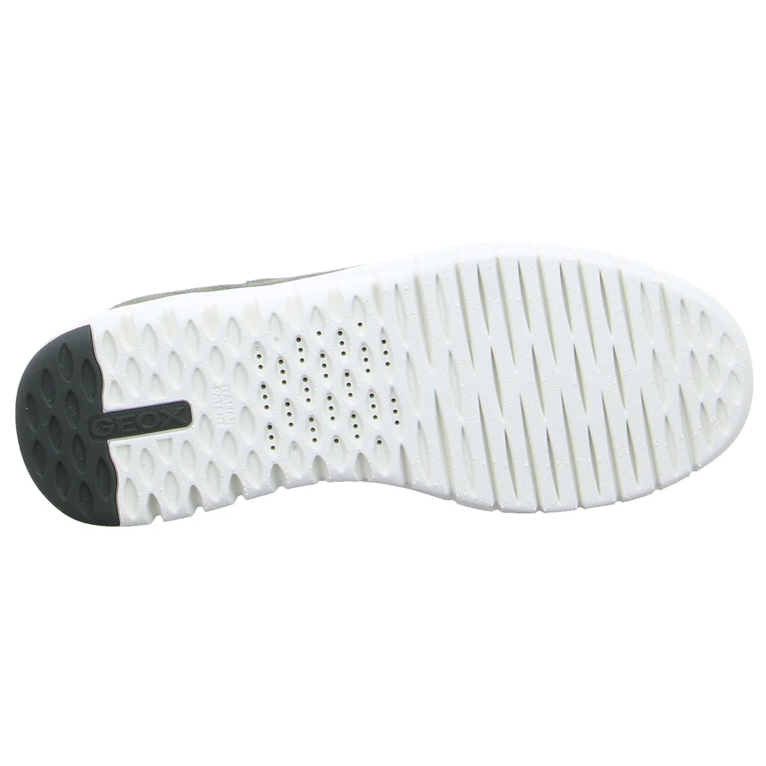 GEOX Halbschuhe Sneaker Olive Leder 