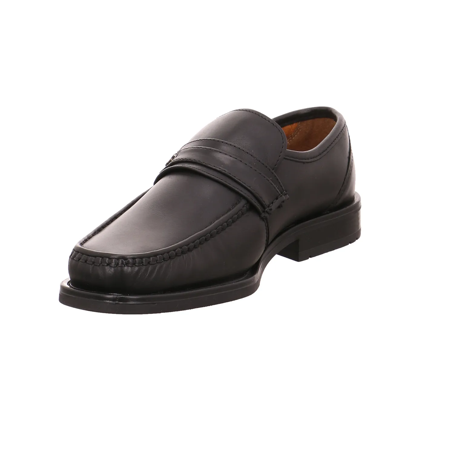 MANAGER Halbschuh-Schlüpfer Schwarz Leder MANAGER Halbschuh-Schlüpfer Schwarz Leder