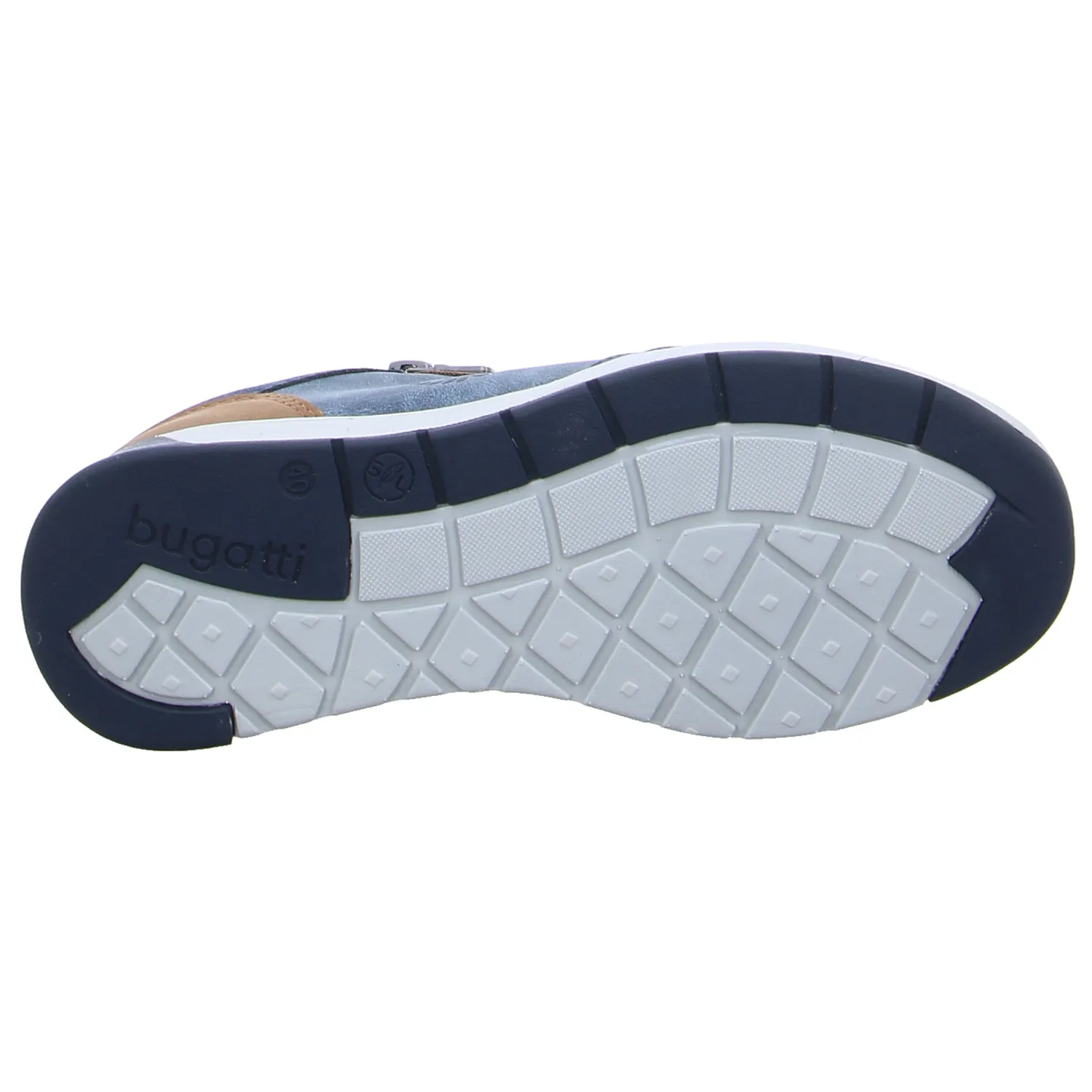 BUGATTI SHOES Halbschuhe Sneaker Blau Lederimitat BUGATTI SHOES Halbschuhe Sneaker Blau Lederimitat