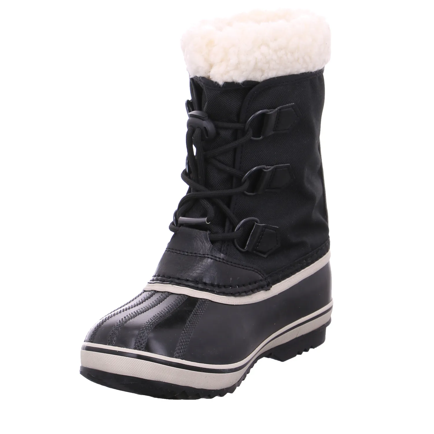 SOREL Schneestiefel Unisex Kinder-Snowboot Schwarz Synthetik 
