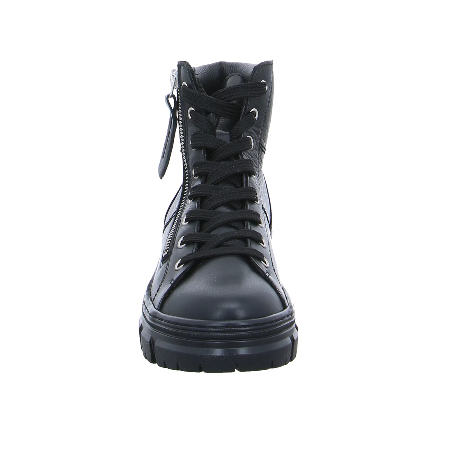 SCHUHENGEL Boot Schwarz Leder SCHUHENGEL Boot Schwarz Leder