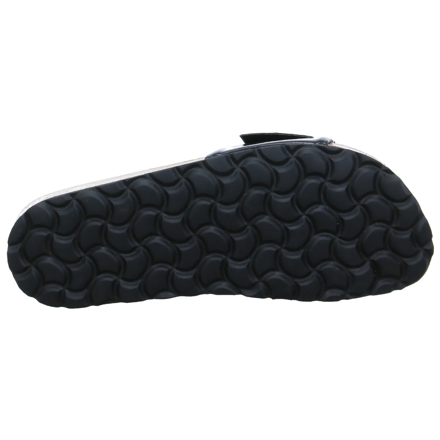VERBENAS Pantolette Schwarz Leder 