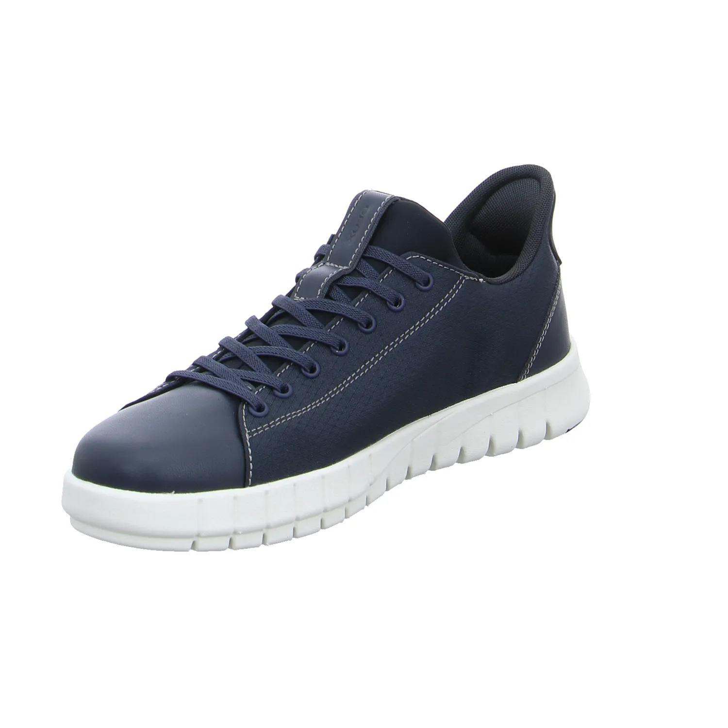 GEOX Halbschuh-Schlüpfer Blau Leder GEOX Halbschuh-Schlüpfer Blau Leder