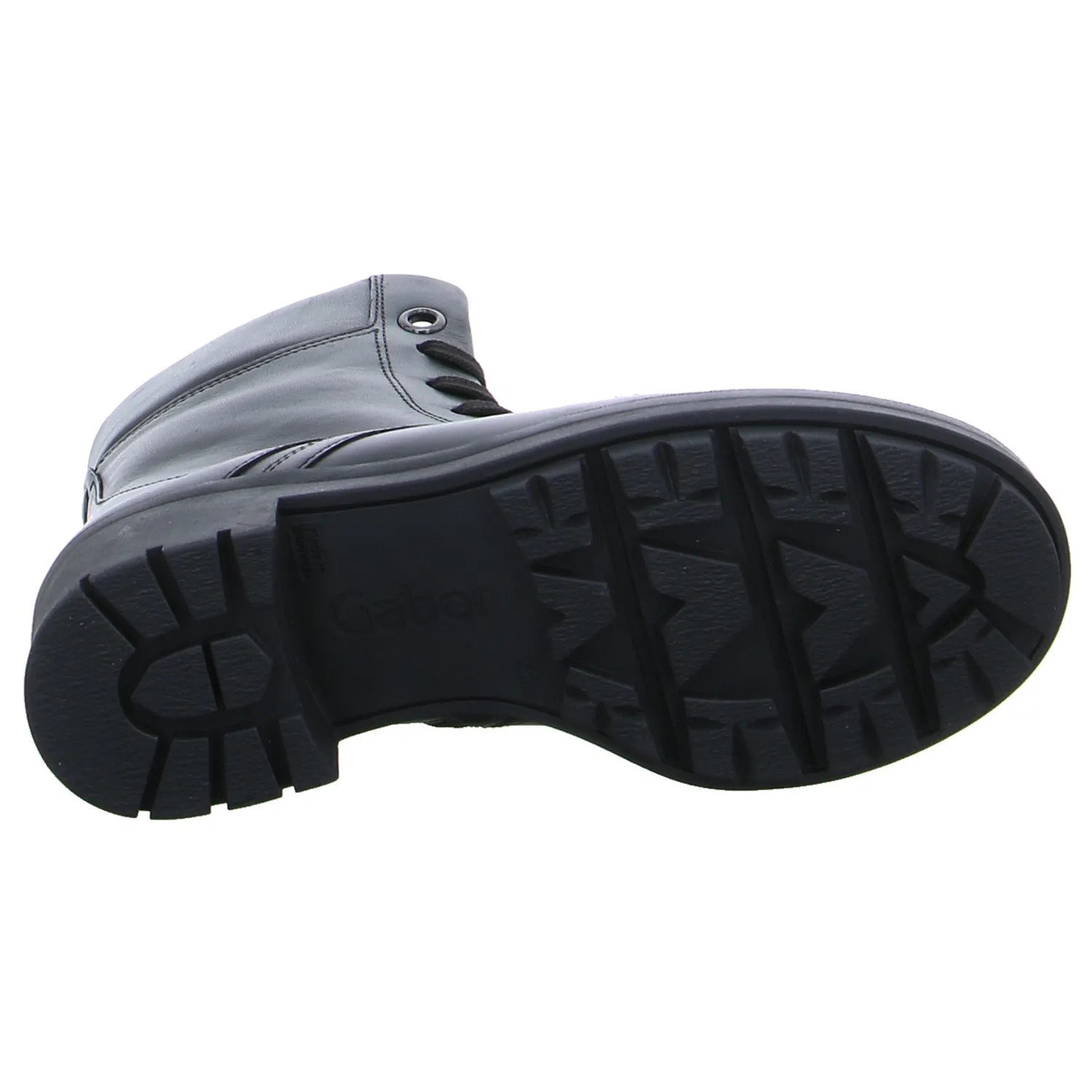 GABOR Stiefelette Schwarz Leder 